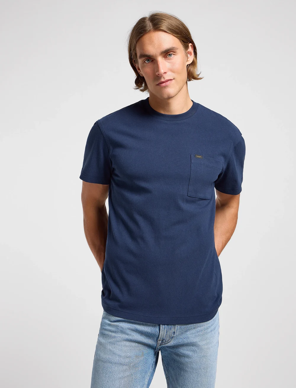 Lee Jeans - Relaxed Pocket Tee - short-sleeved t-shirts - mood indigo - 0
