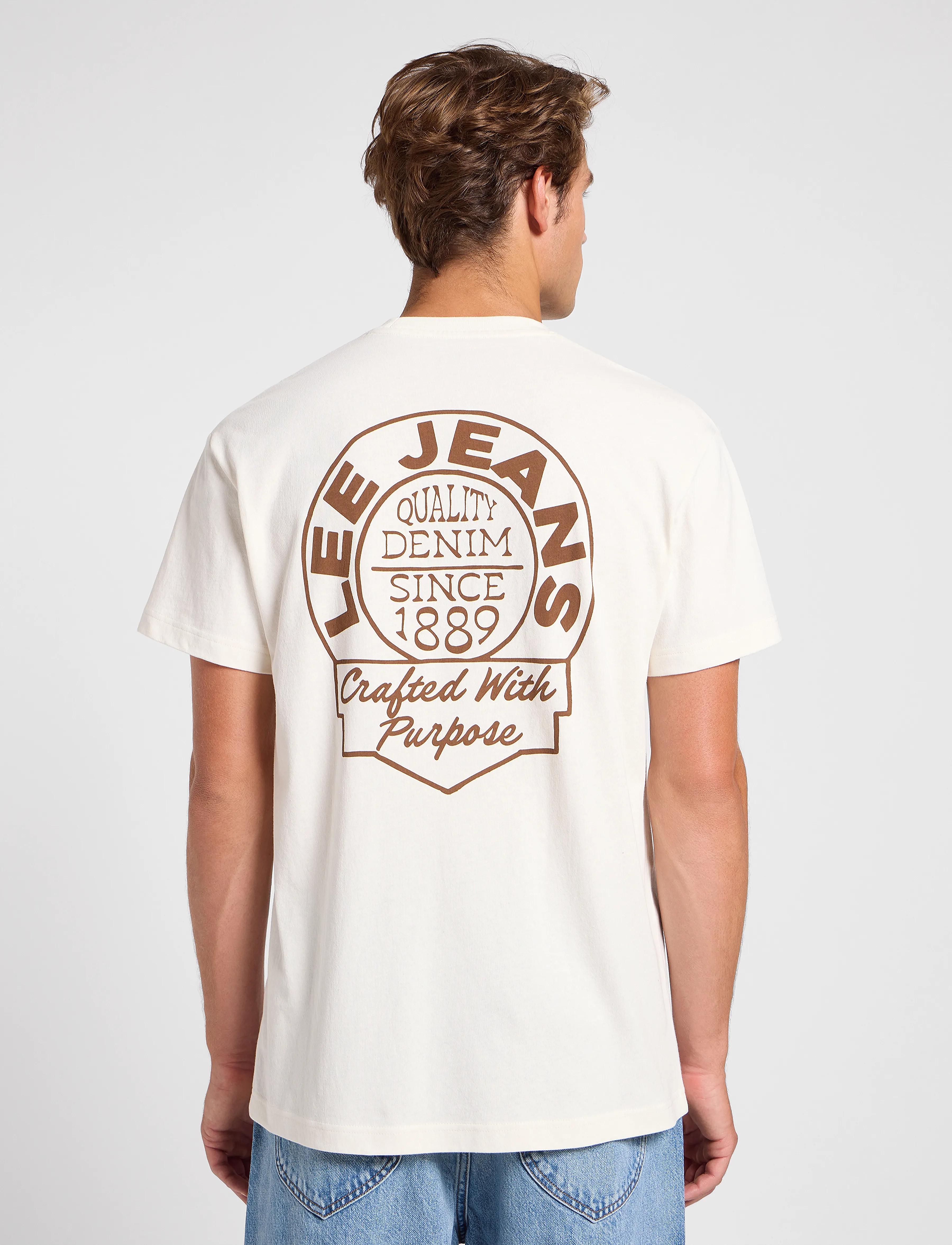 Lee Jeans - Relaxed Tee - ecru - 2