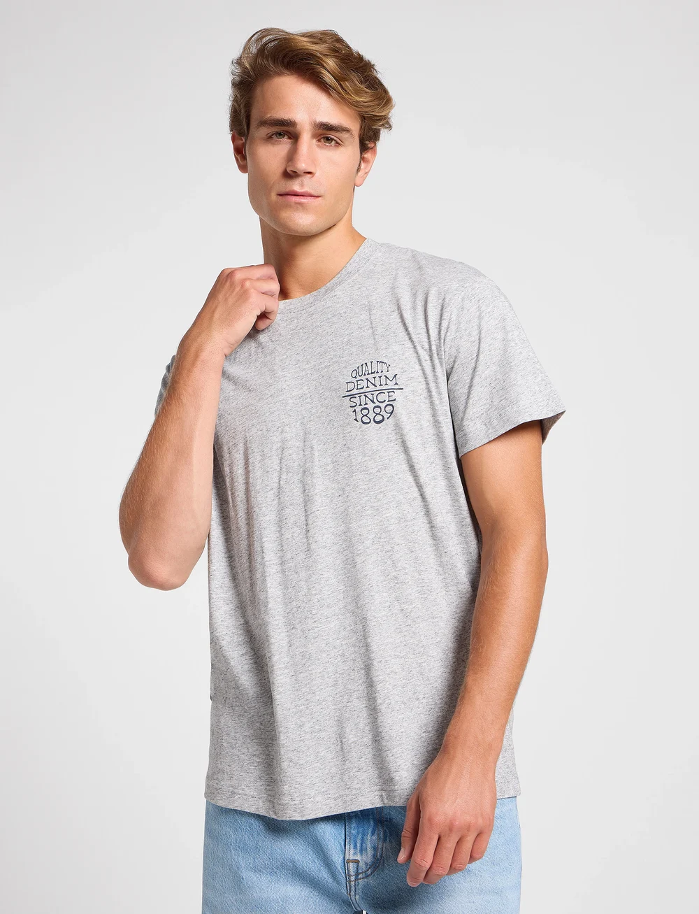Lee Jeans - Relaxed Tee - kurzärmelig - grey mele - 0