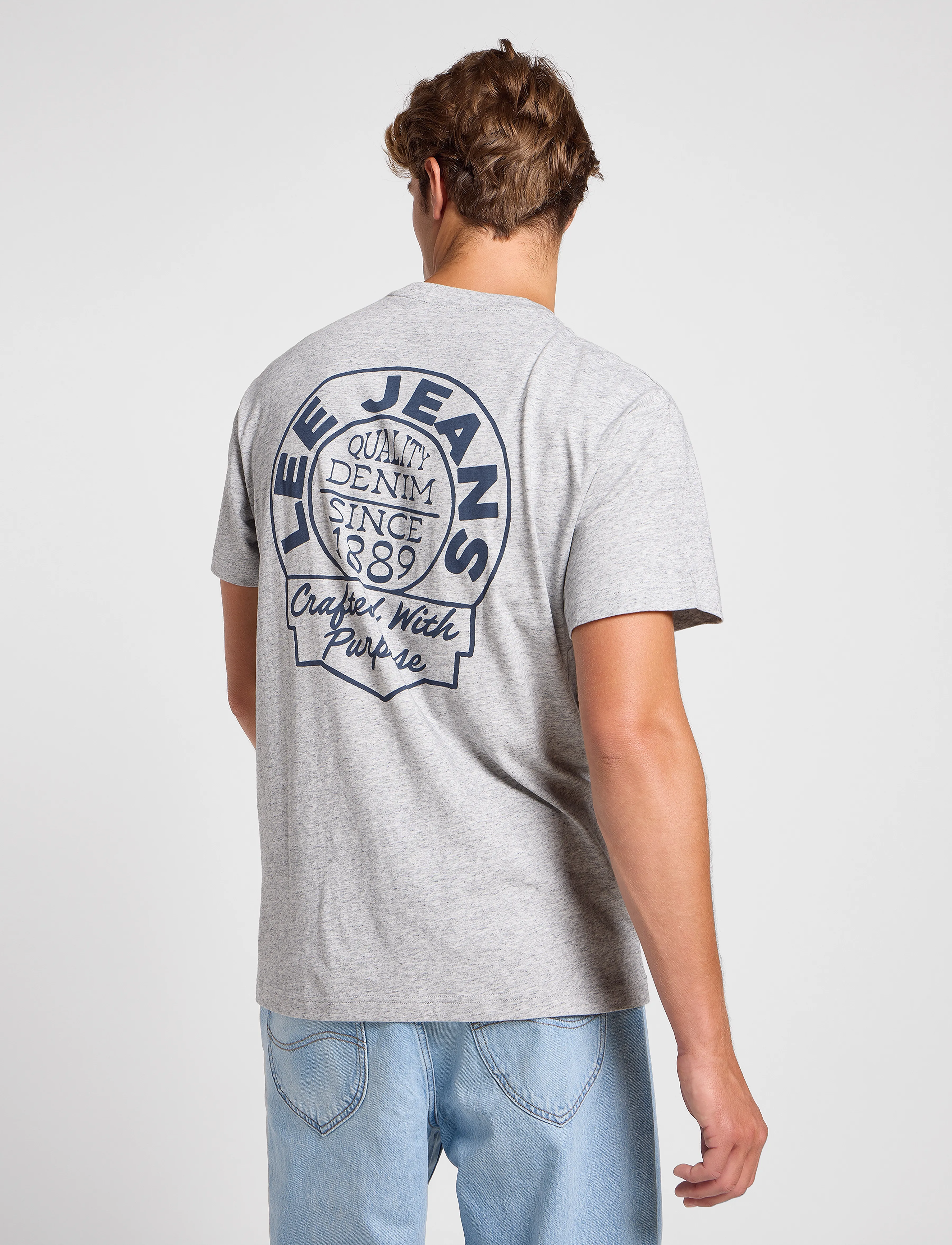 Lee Jeans - Relaxed Tee - madalaimad hinnad - grey mele - 2