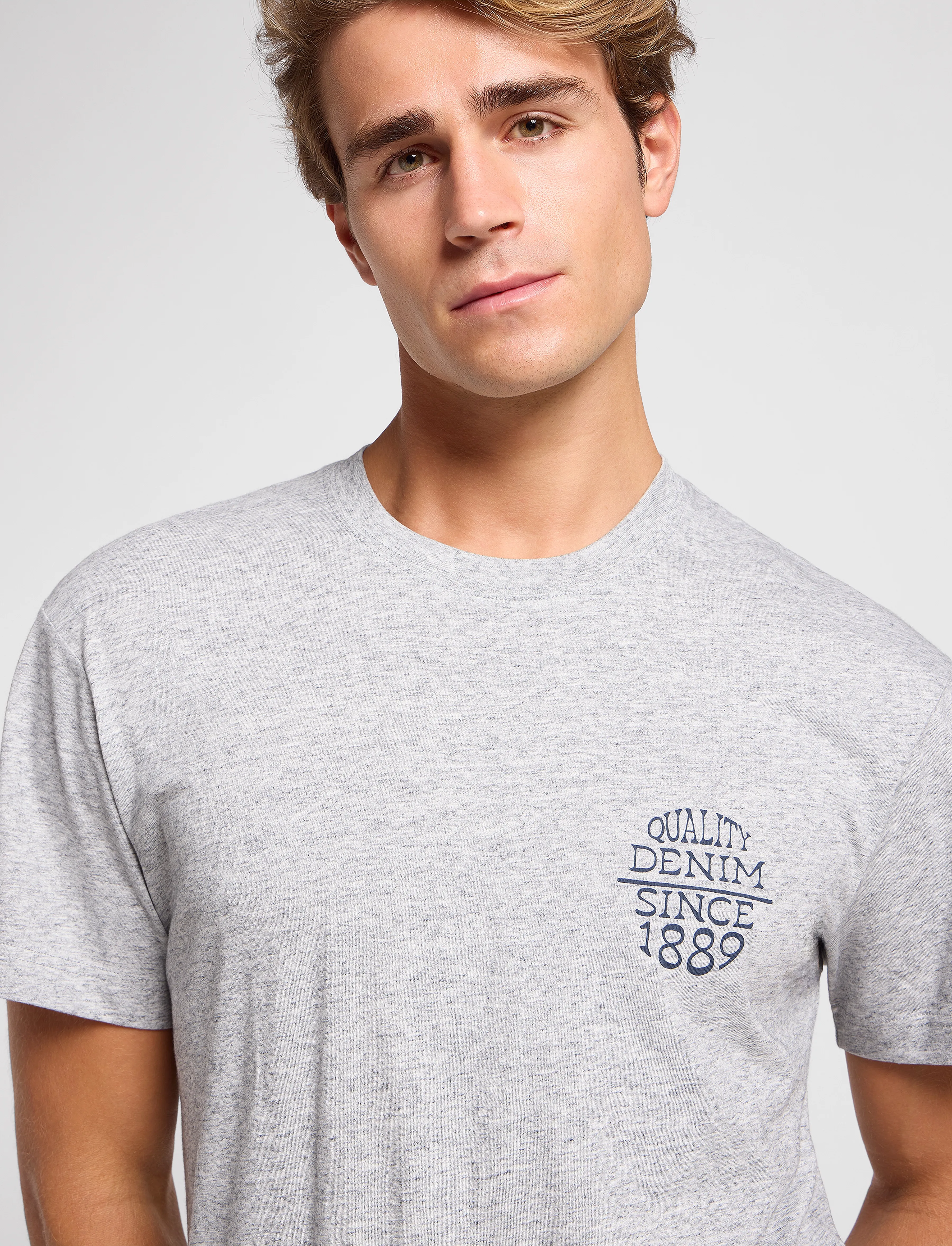 Lee Jeans - Relaxed Tee - madalaimad hinnad - grey mele - 5