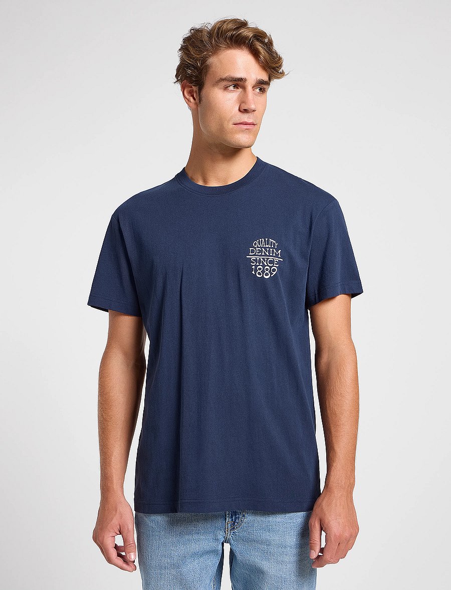 Lee Jeans - Relaxed Tee - korte mouwen - mood indigo - 0