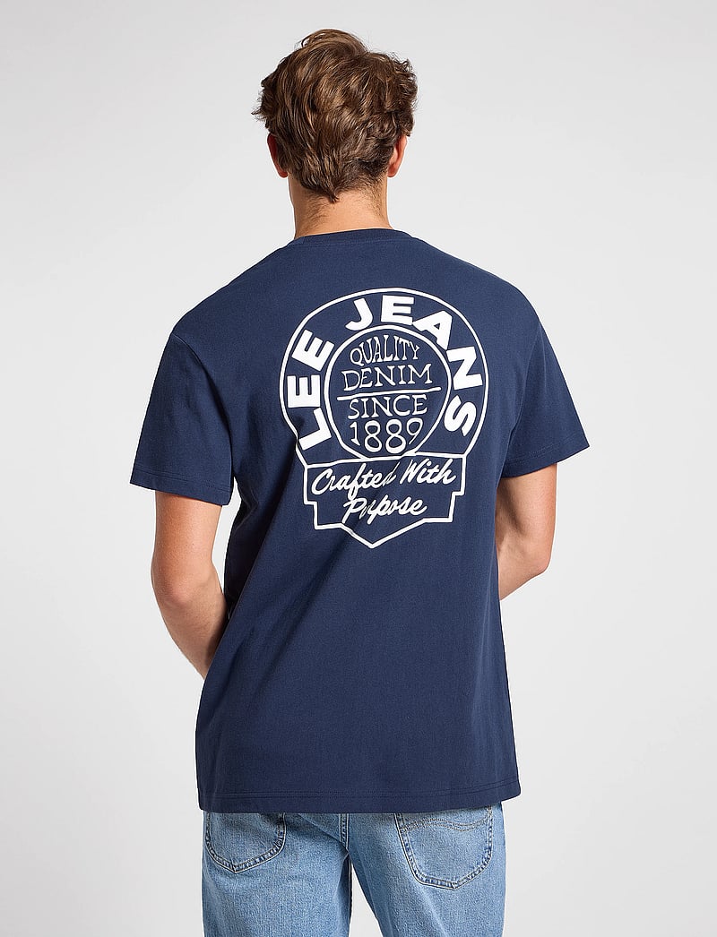 Lee Jeans - Relaxed Tee - kortærmede t-shirts - mood indigo - 2