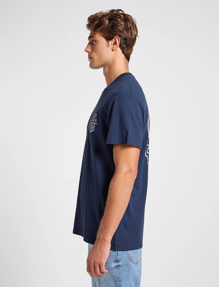 Lee Jeans - Relaxed Tee - korte mouwen - mood indigo - 4