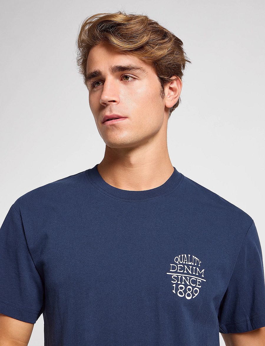 Lee Jeans - Relaxed Tee - korte mouwen - mood indigo - 5