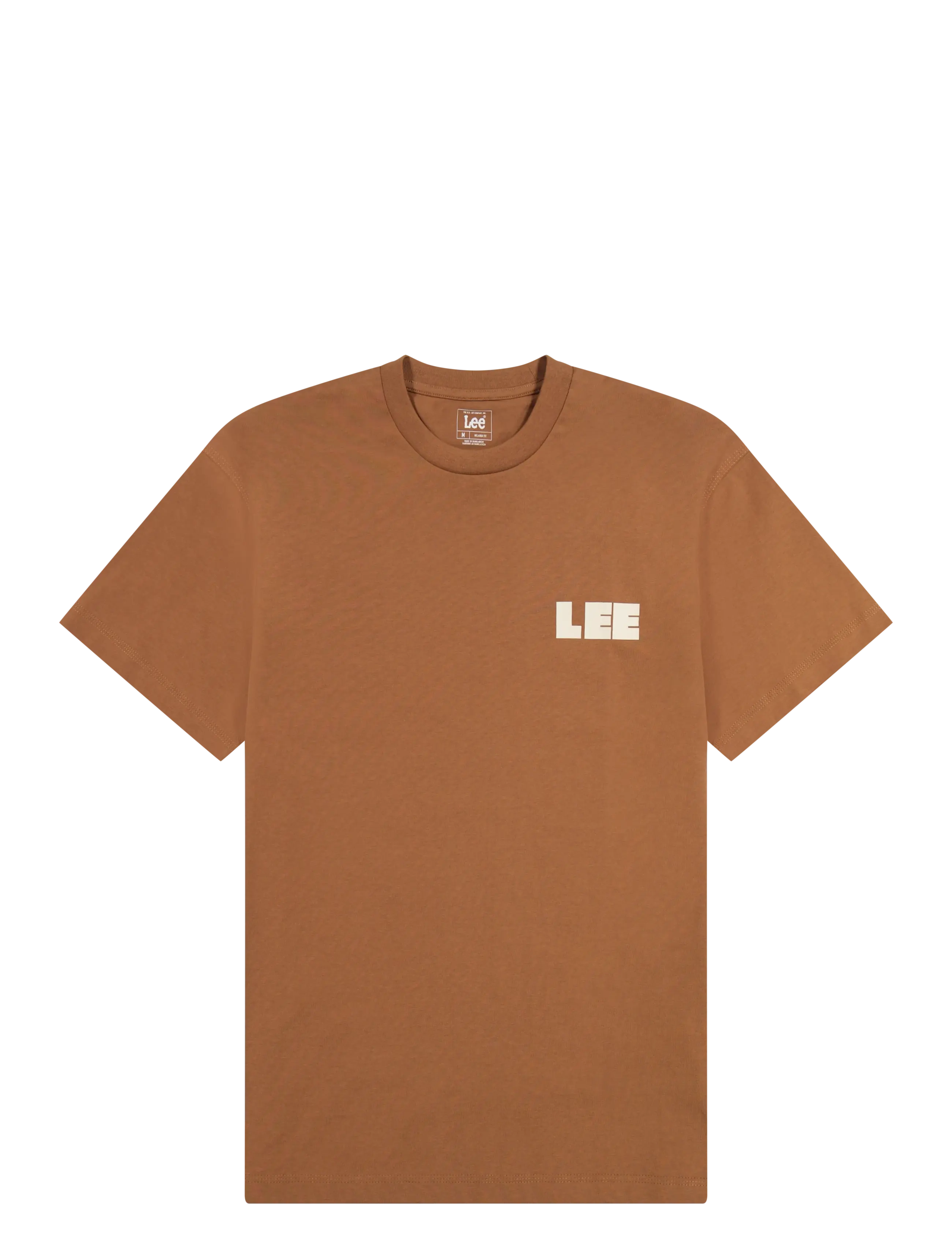 Lee Jeans WW GRAPHIC TEE - T-shirts - BURLWOOD / brown