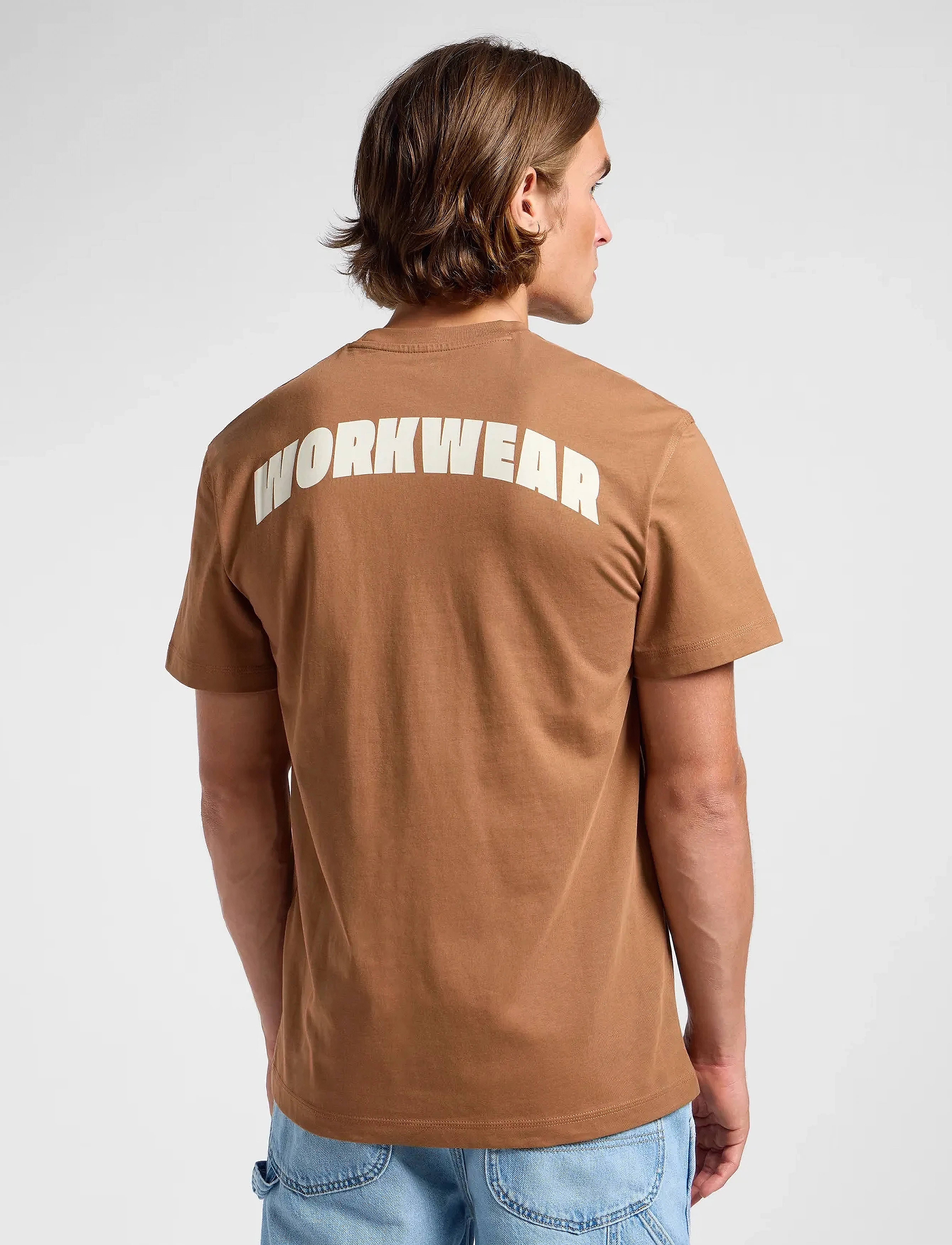 Lee Jeans - WW GRAPHIC TEE - laveste priser - burlwood - 2