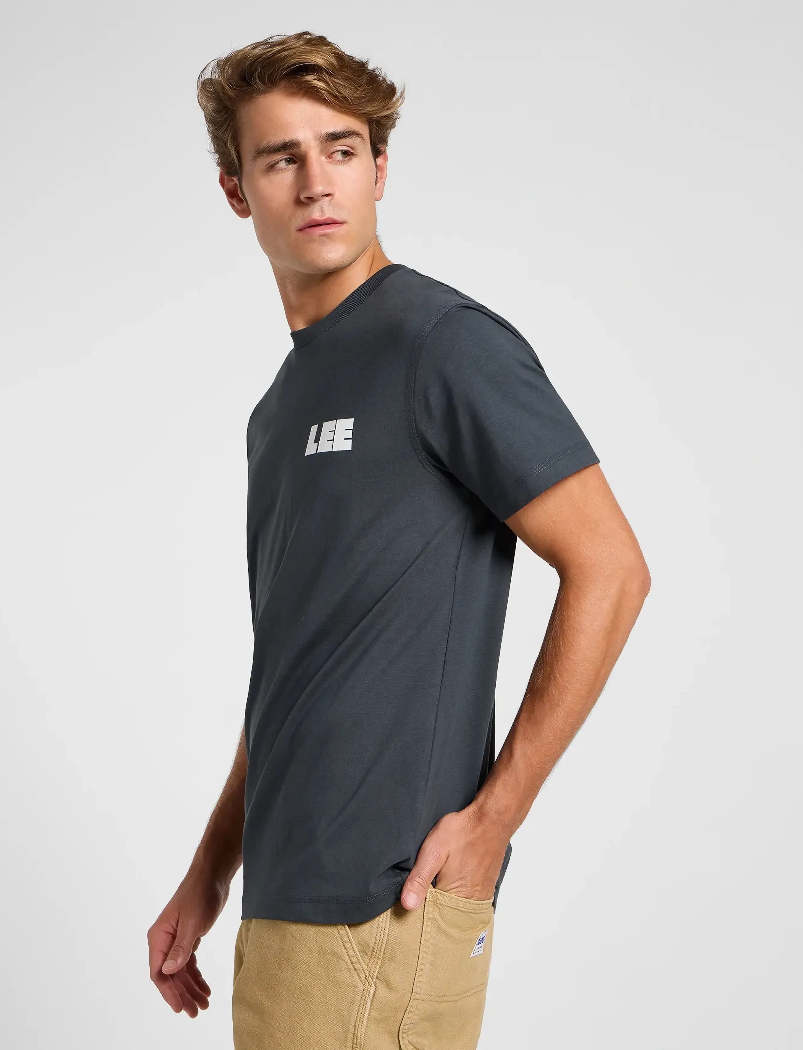 Lee Jeans - WW GRAPHIC TEE - lowest prices - washed black - 5
