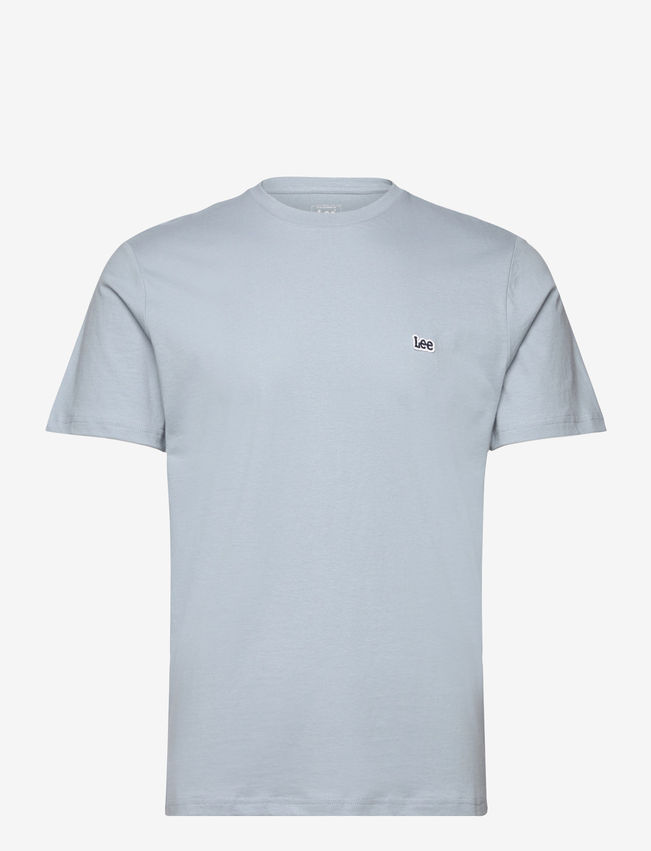 Lee Jeans - Ss Patch Logo Tee - kortærmede t-shirts - concrete gray - 1