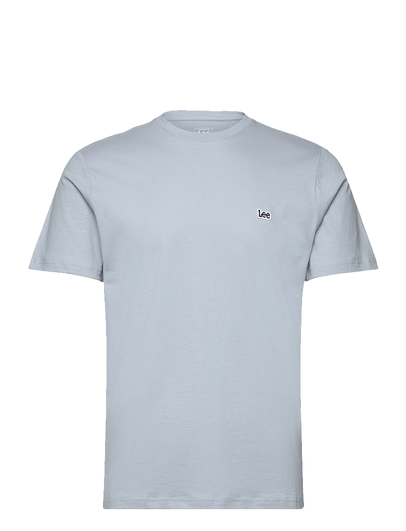 Lee Jeans - Ss Patch Logo Tee - kortærmede t-shirts - concrete gray - 1