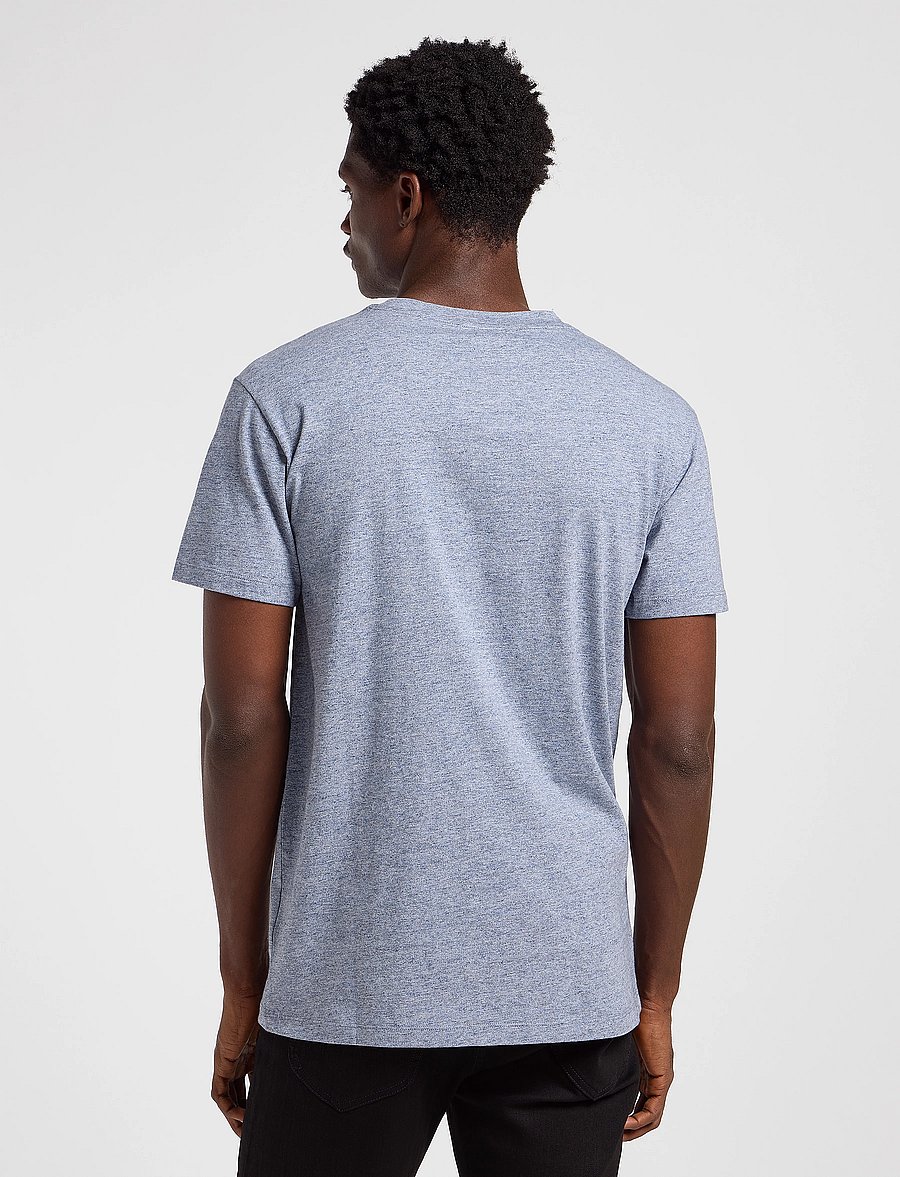 Lee Jeans - Ultimate Pocket Tee - blue mele - 3