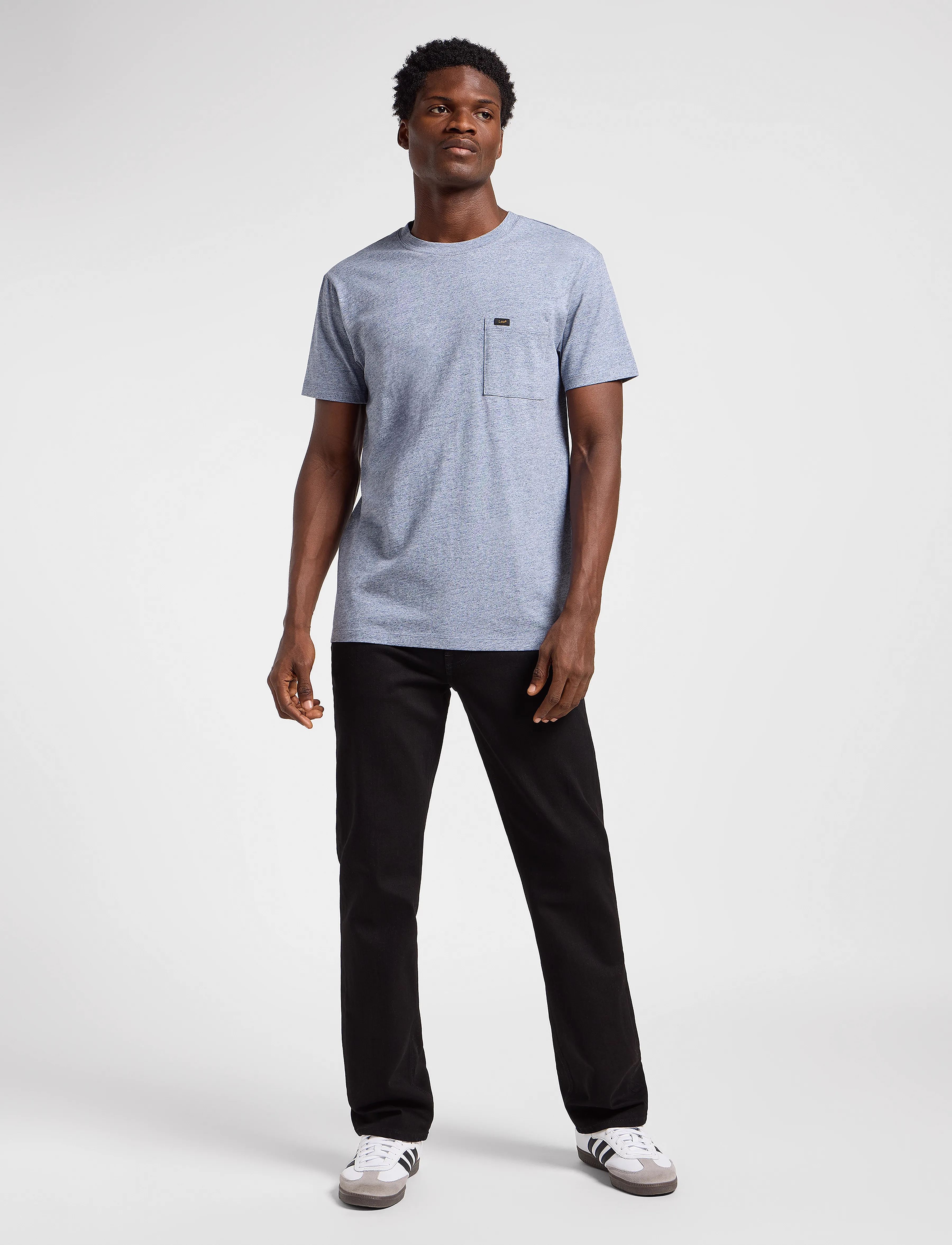 Lee Jeans - Ultimate Pocket Tee - blue mele - 4