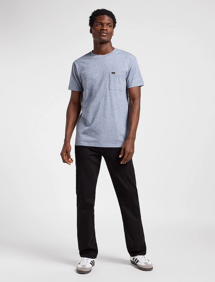 Lee Jeans - Ultimate Pocket Tee - blue mele - 4