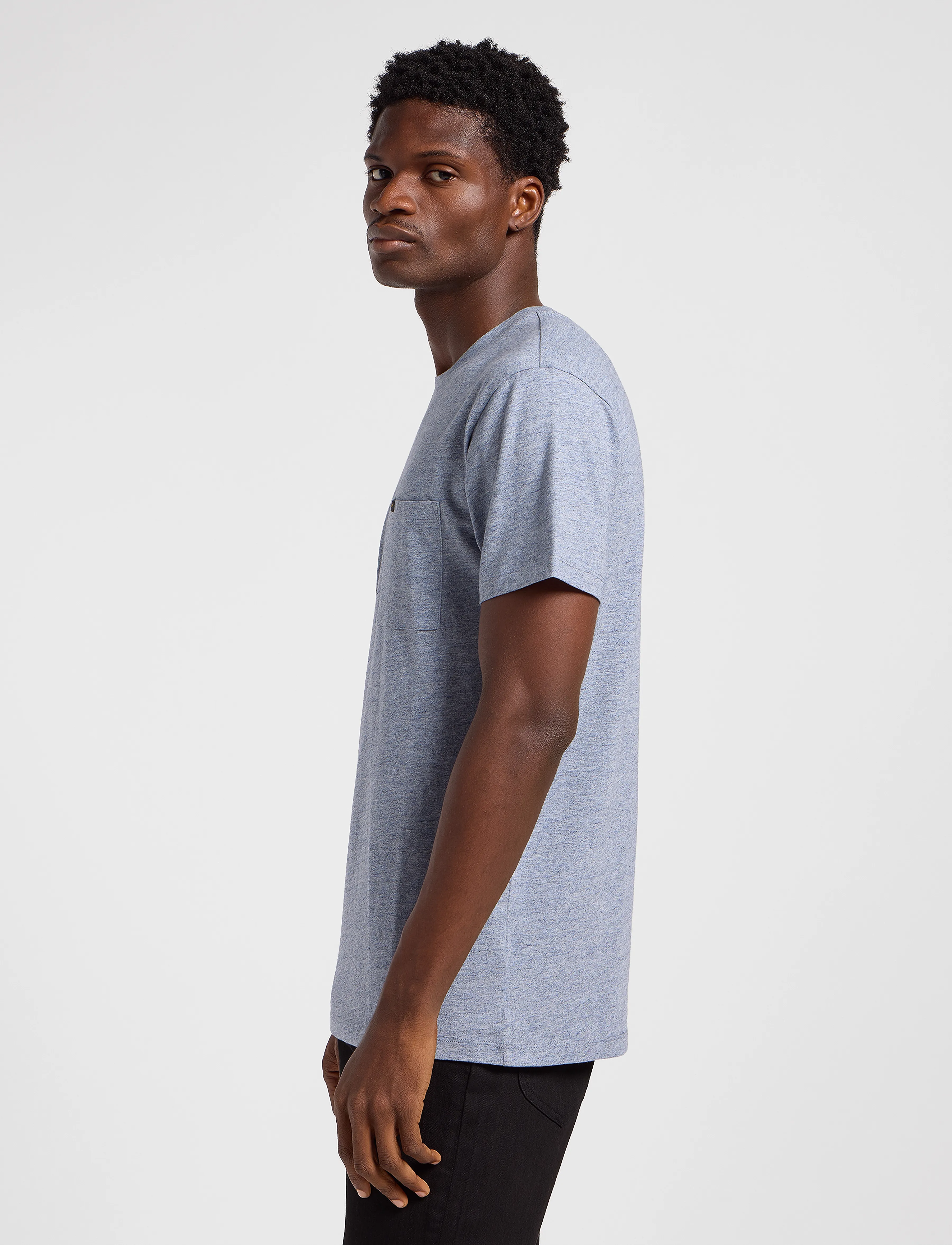Lee Jeans - Ultimate Pocket Tee - blue mele - 5