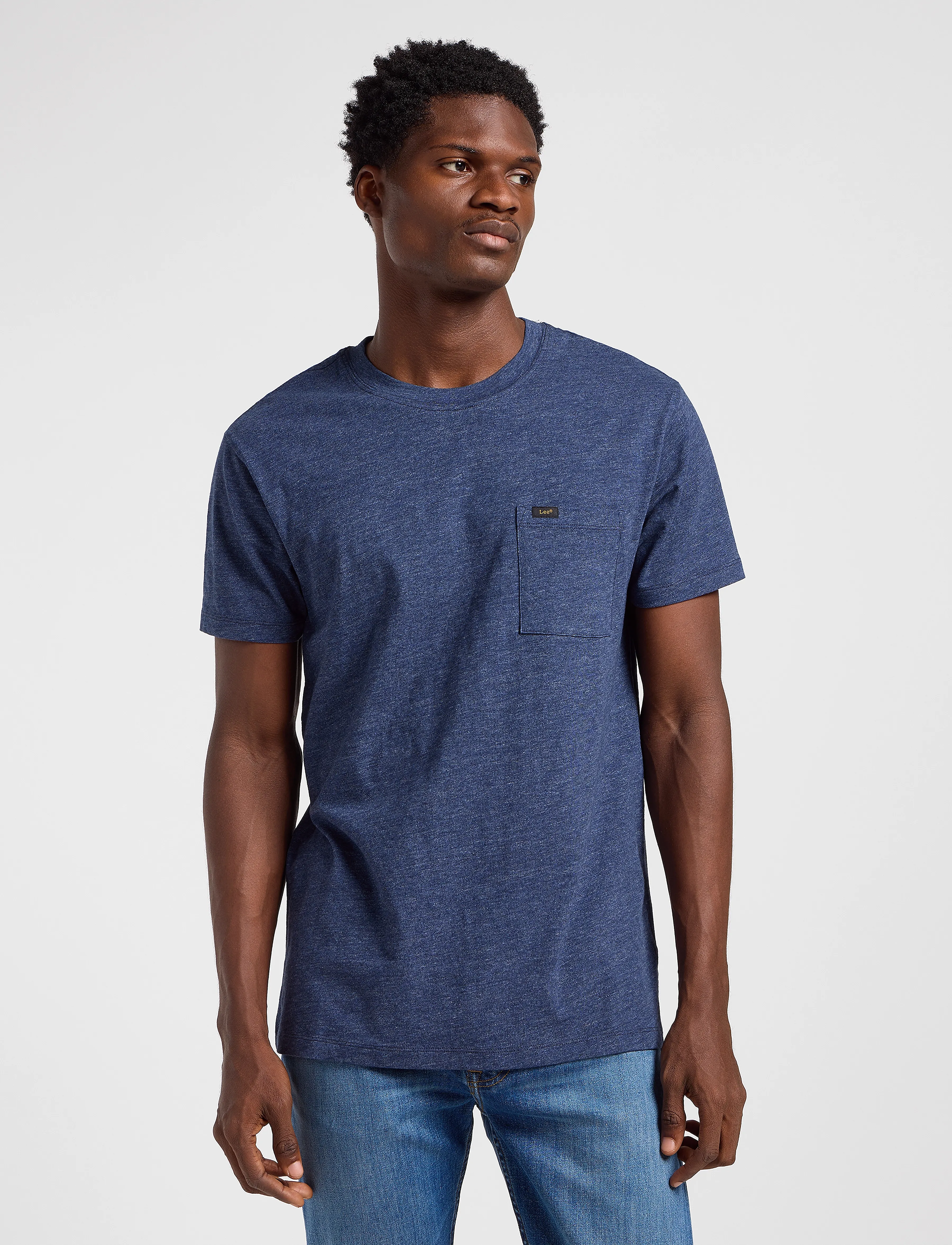 Lee Jeans Ultimate Pocket Tee - Letzte Chance - NAVY MELE / navy