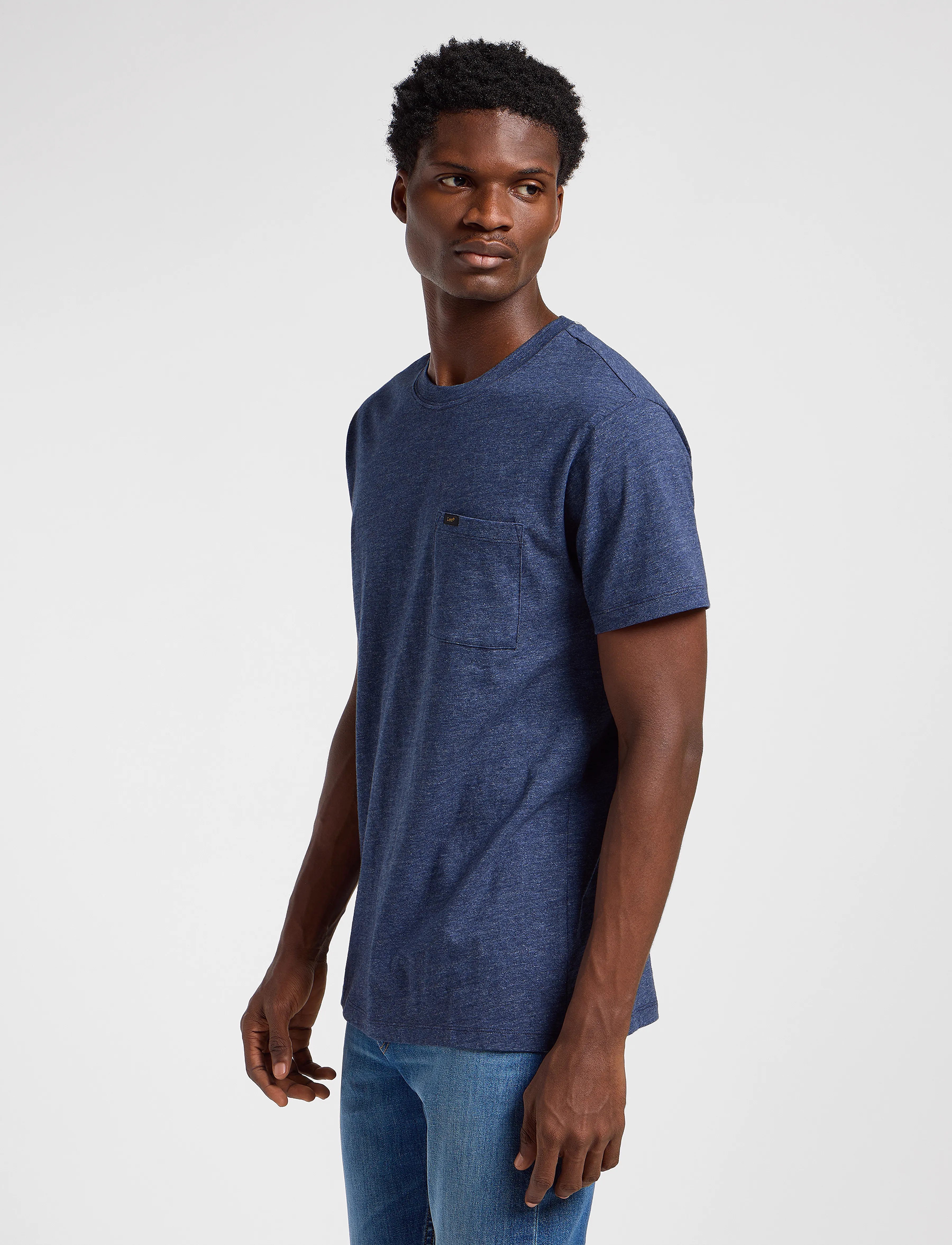 Lee Jeans - Ultimate Pocket Tee - navy mele - 5