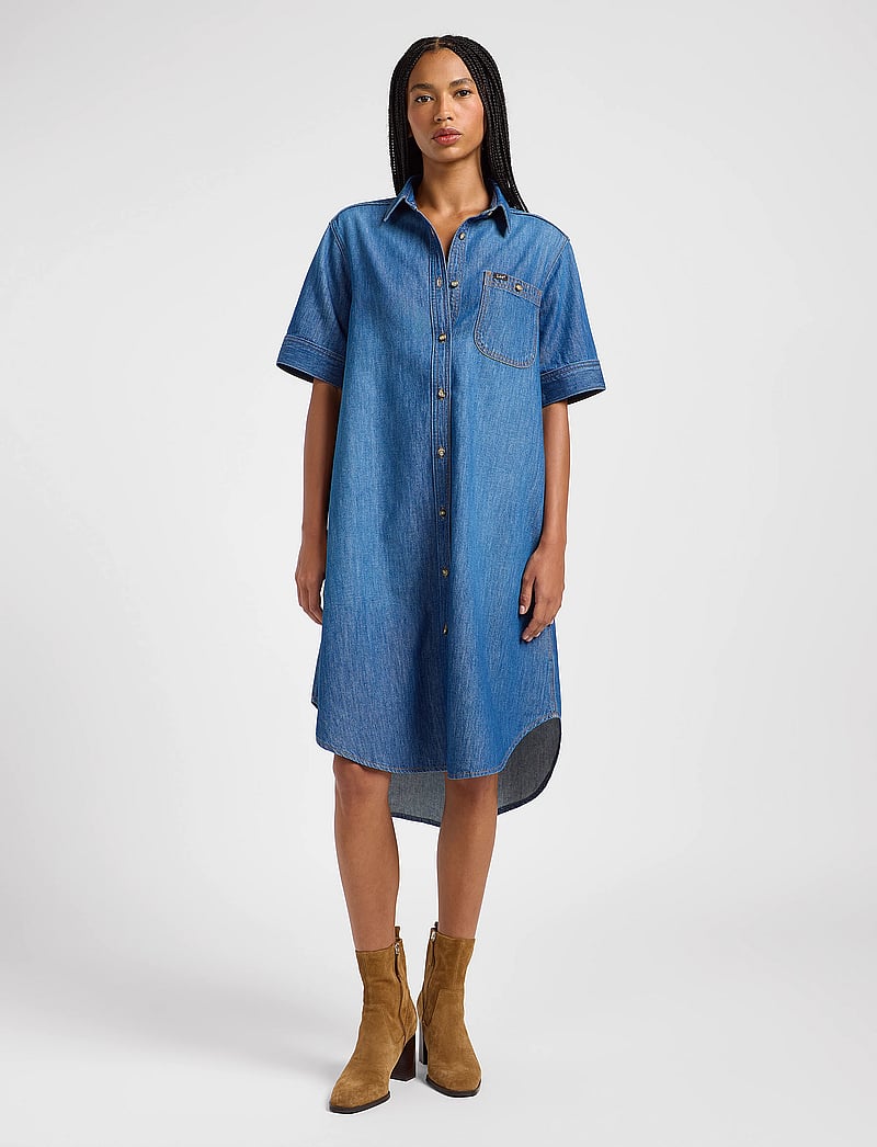 Lee Jeans All Purpose A Line Dress denim dresses shop at Booztlet Lee Jeans All Purpose A Line Dress denim dresses shop at Booztlet
