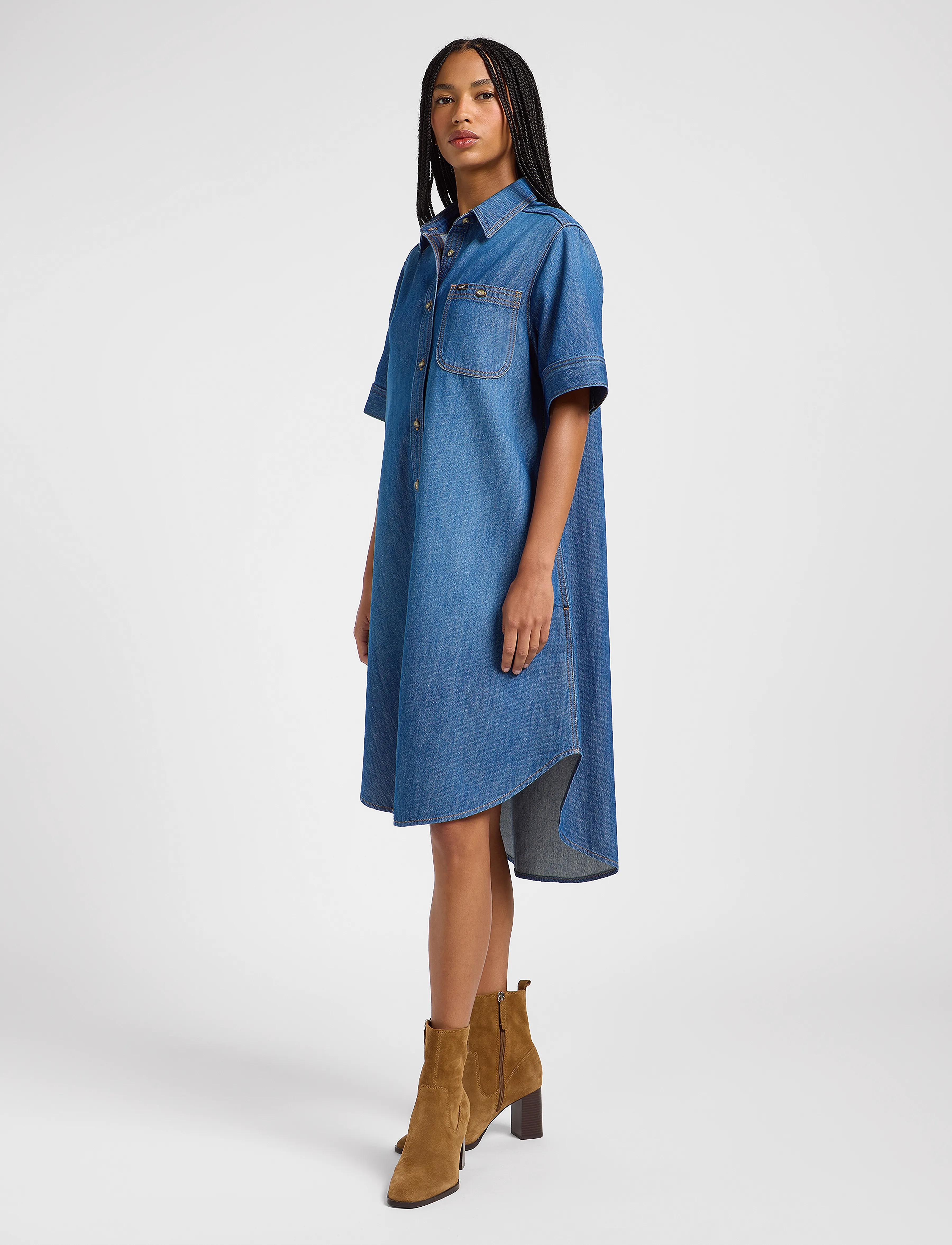 Lee Jeans - All Purpose A Line Dress - fast talk - 5