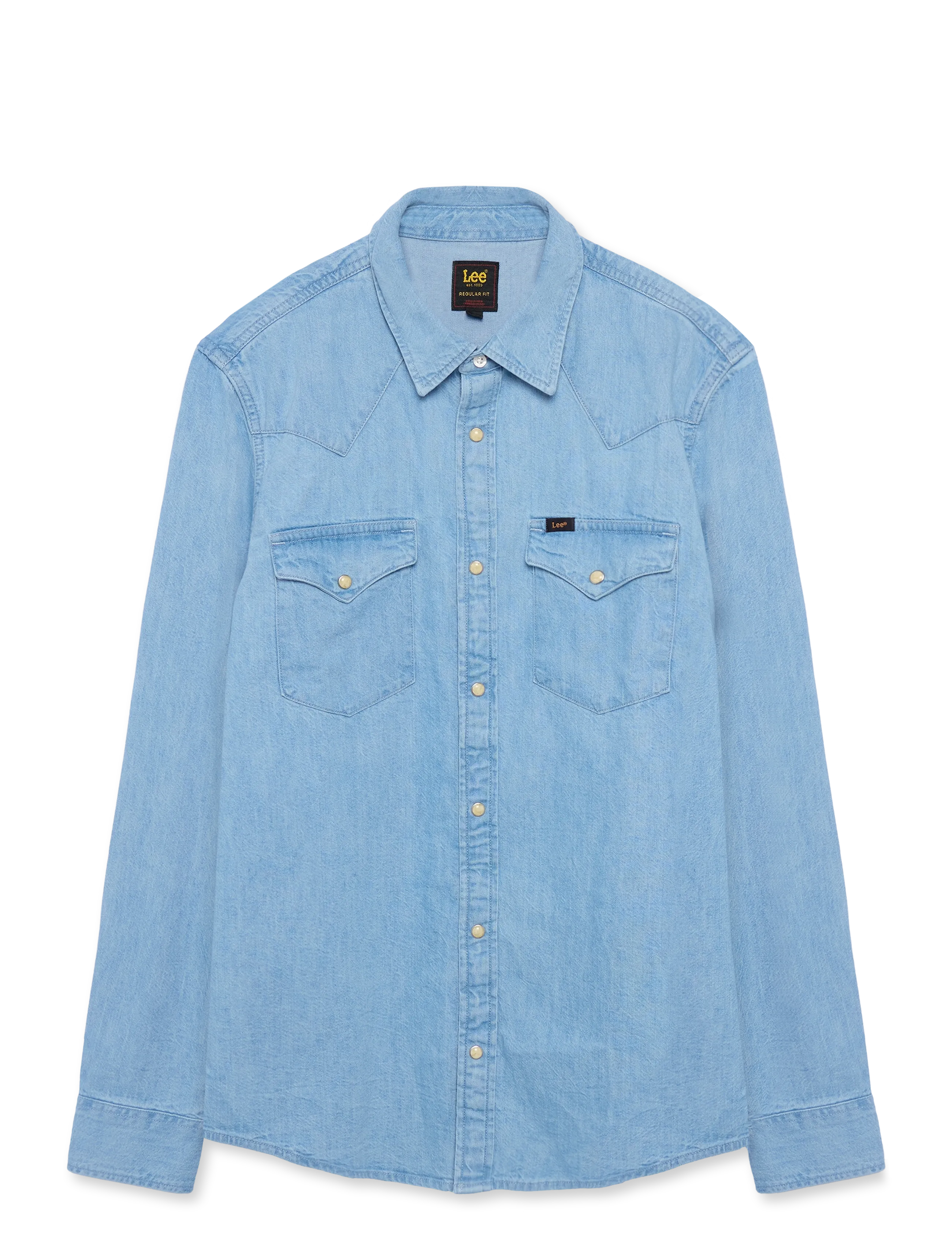 REGULAR WESTERN SHIRT - LAKESIDE WASH