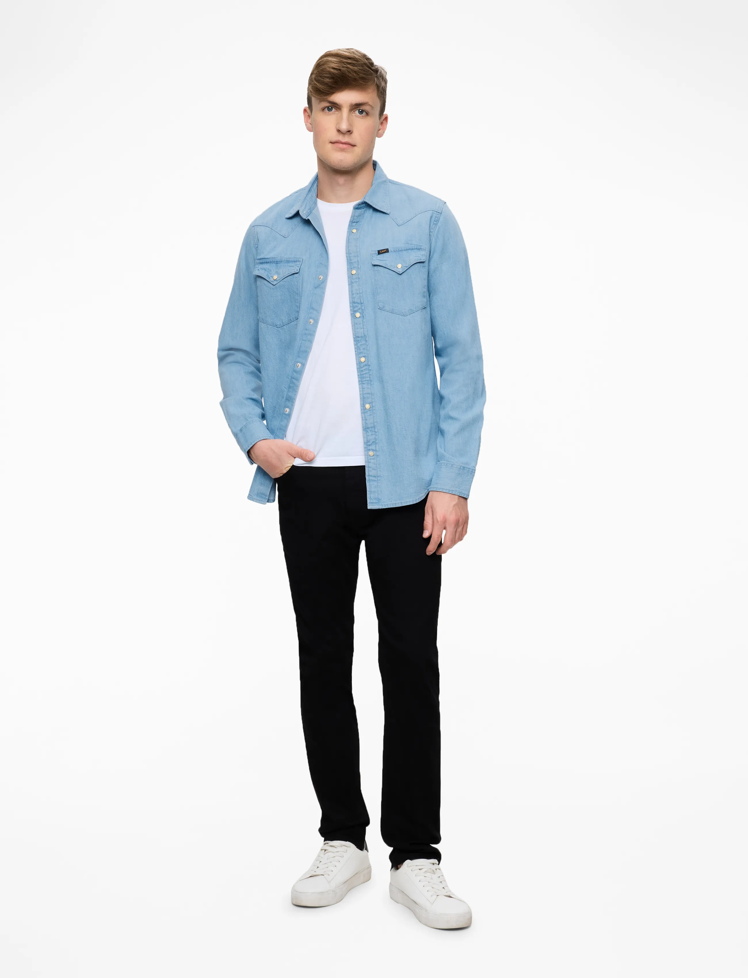 Lee Jeans - REGULAR WESTERN SHIRT - basic skjorter - lakeside wash - 3