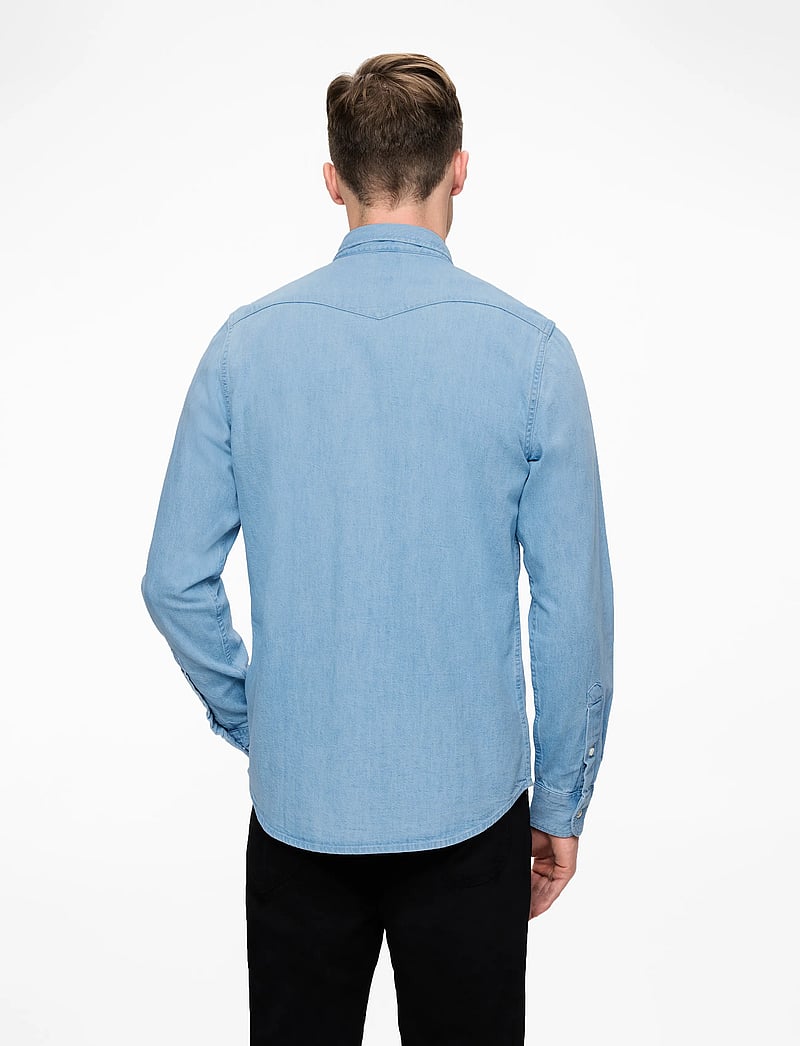 Lee Jeans - REGULAR WESTERN SHIRT - denimskjorter - lakeside wash - 4