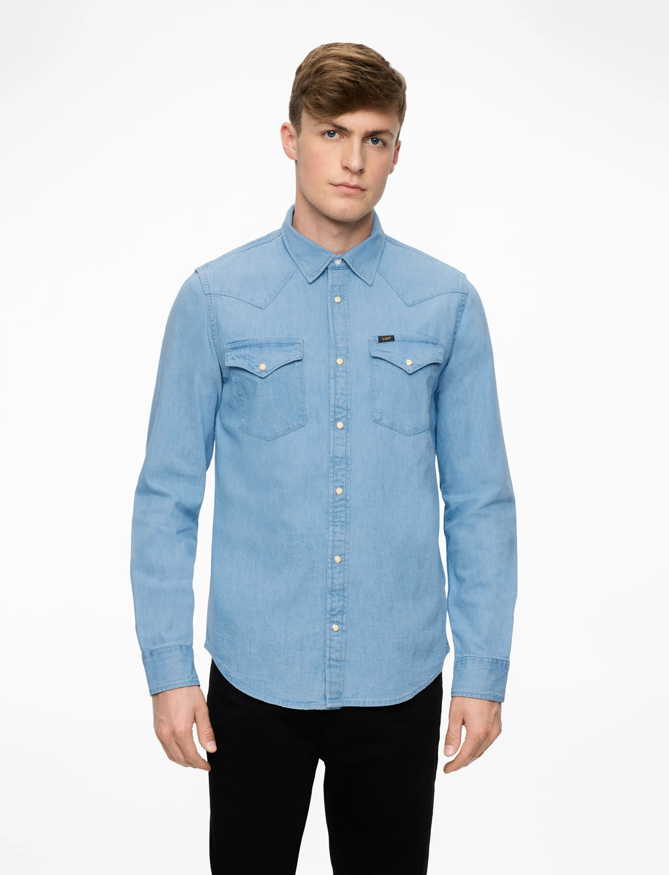 Lee Jeans - REGULAR WESTERN SHIRT - denimskjorter - lakeside wash - 0