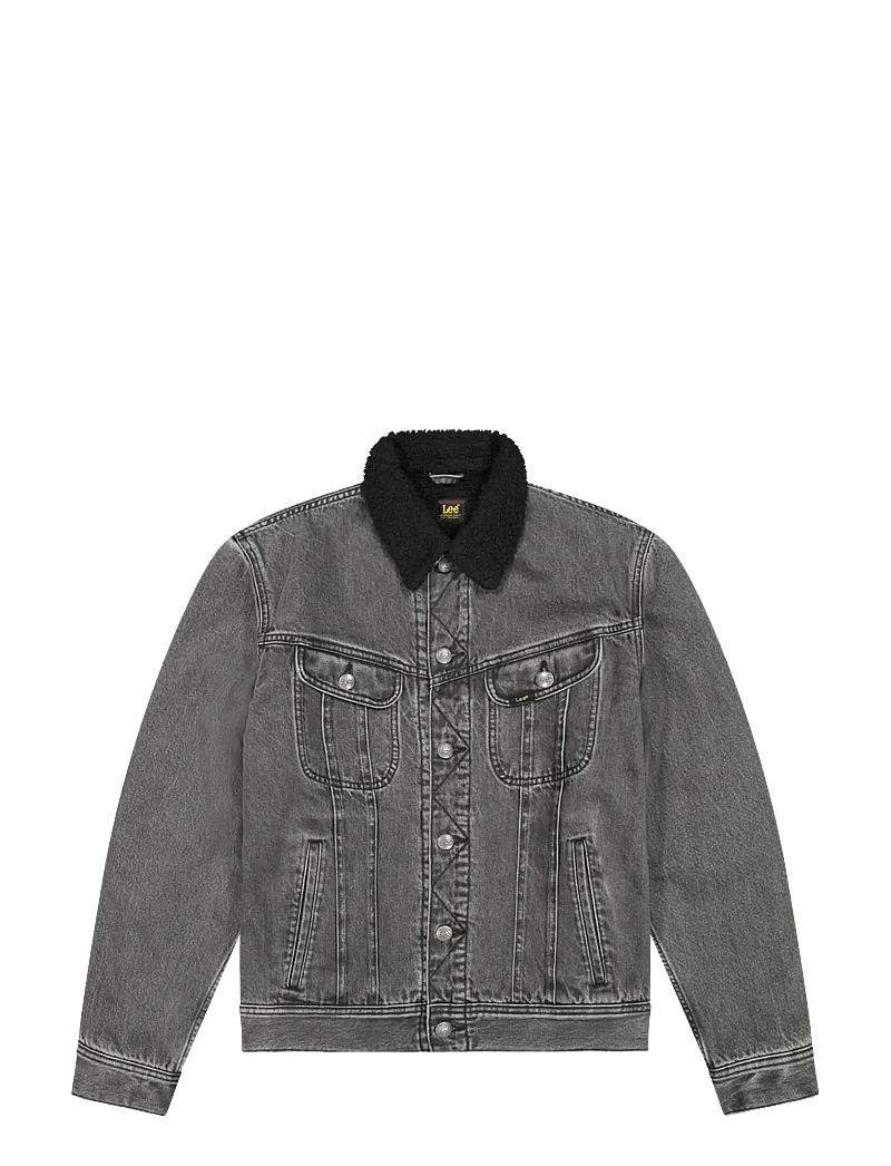 Lee Jeans - SHERPA JACKET - forede denimjakker - deep obsidian - 1