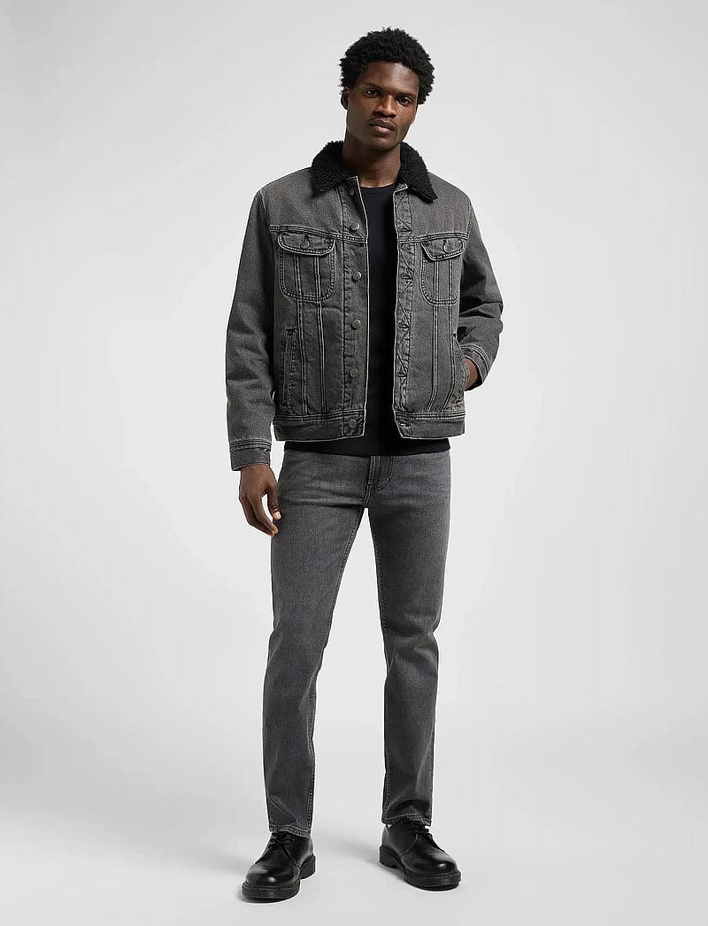 Lee Jeans - SHERPA JACKET - forede denimjakker - deep obsidian - 3