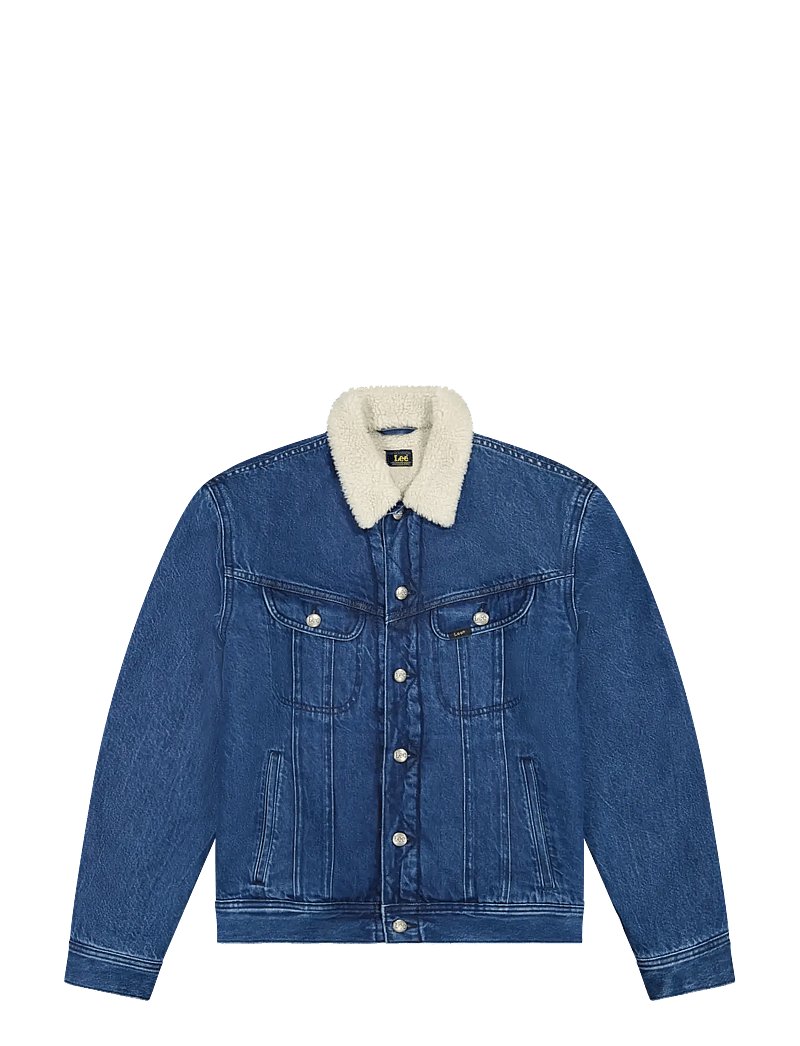Lee Jeans - SHERPA JACKET - gefütterte denimjacken - save it - 1