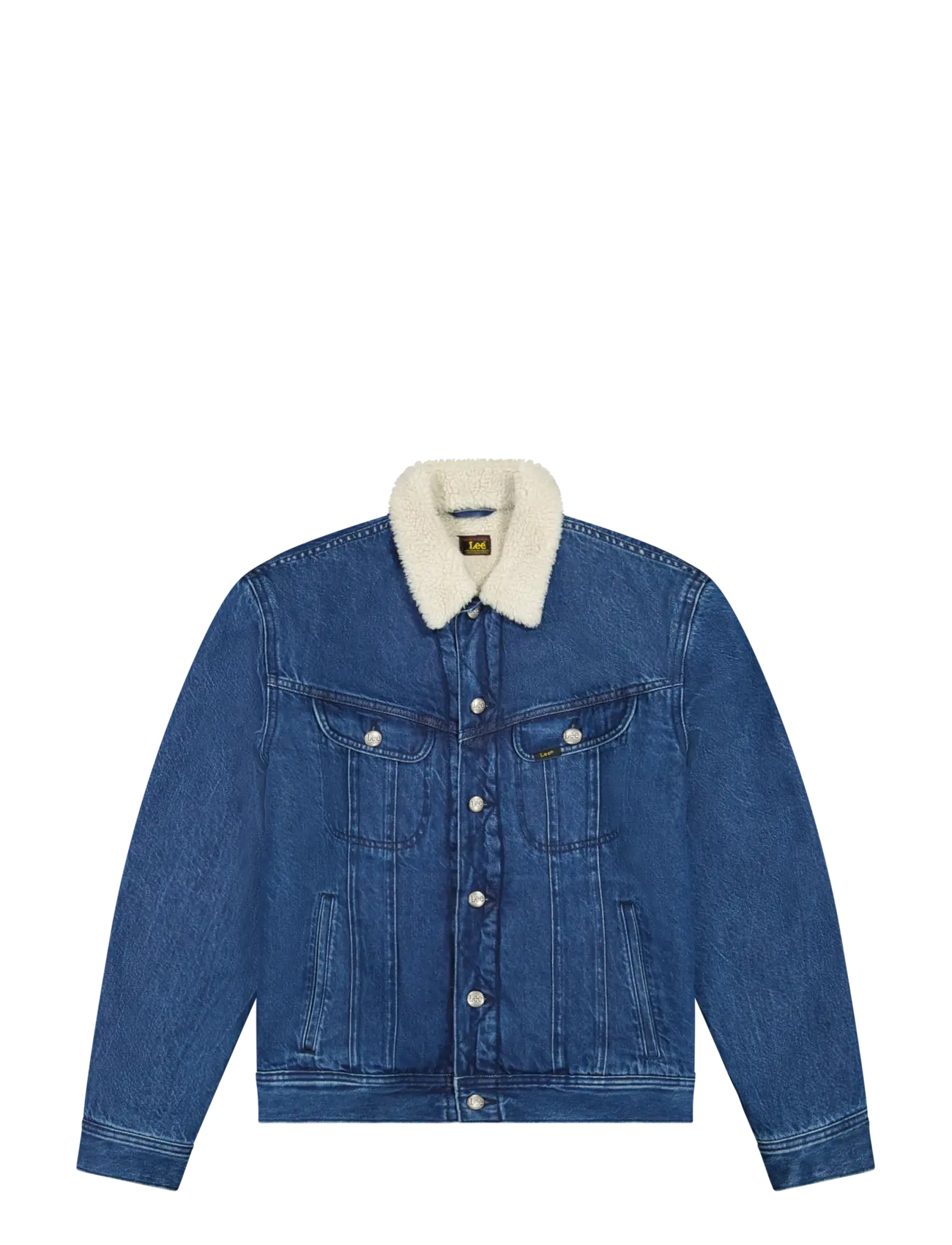 Lee Jeans SHERPA JACKET - Lee Jeans Men - SAVE IT / blue