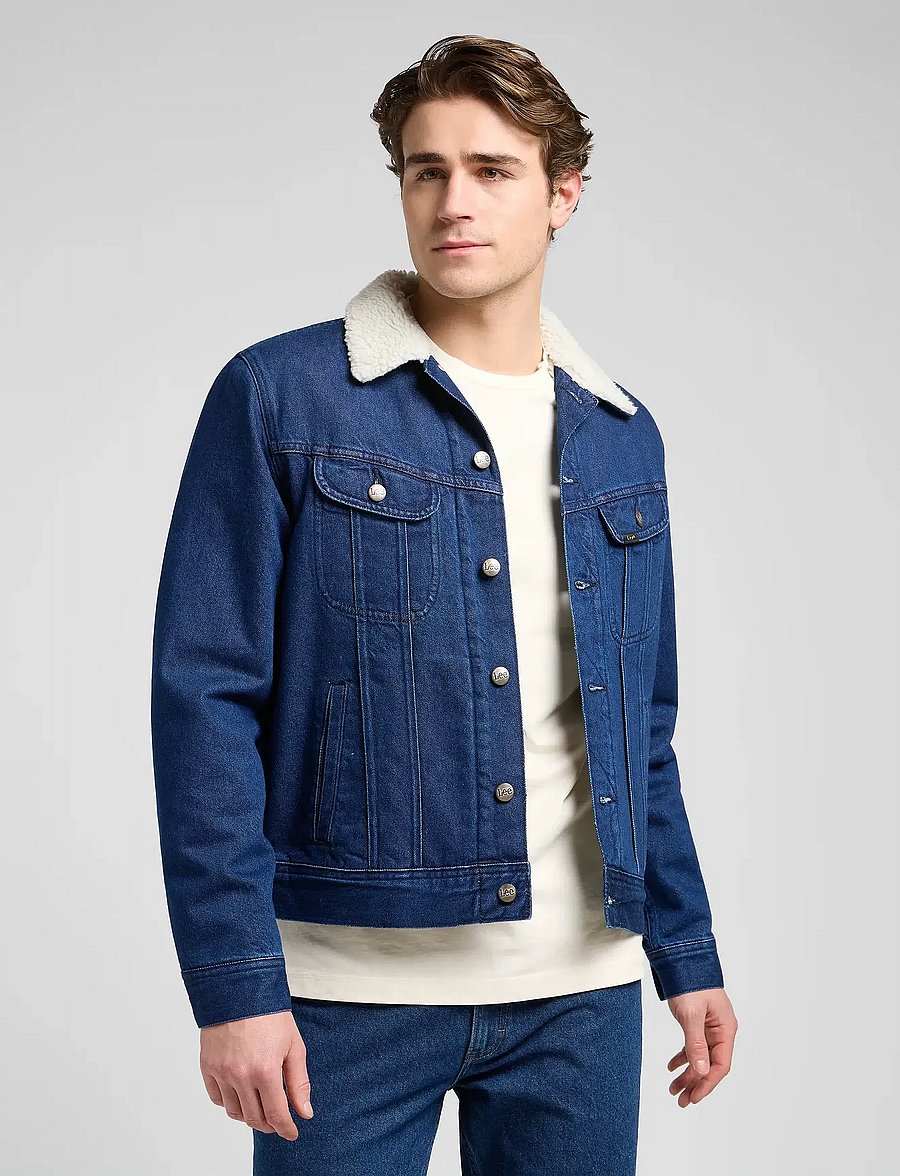 Lee Jeans - SHERPA JACKET - spijkerjasjes met voering - save it - 0