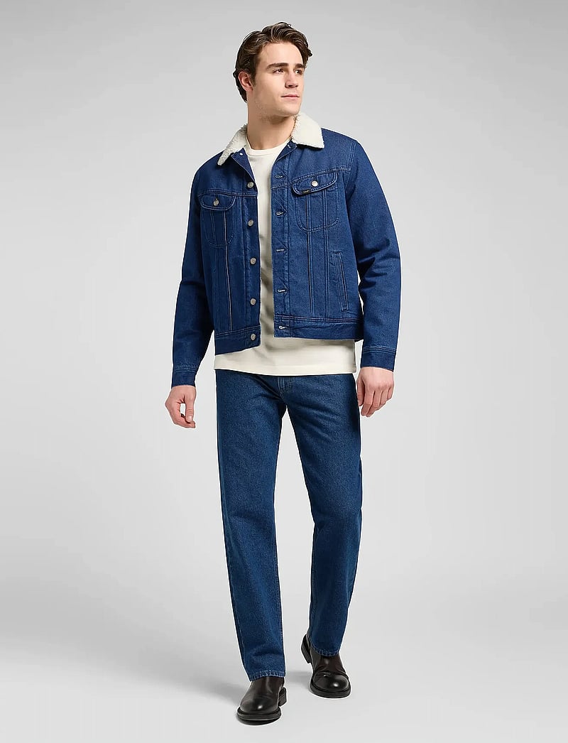 Lee Jeans - SHERPA JACKET - gefütterte denimjacken - save it - 3