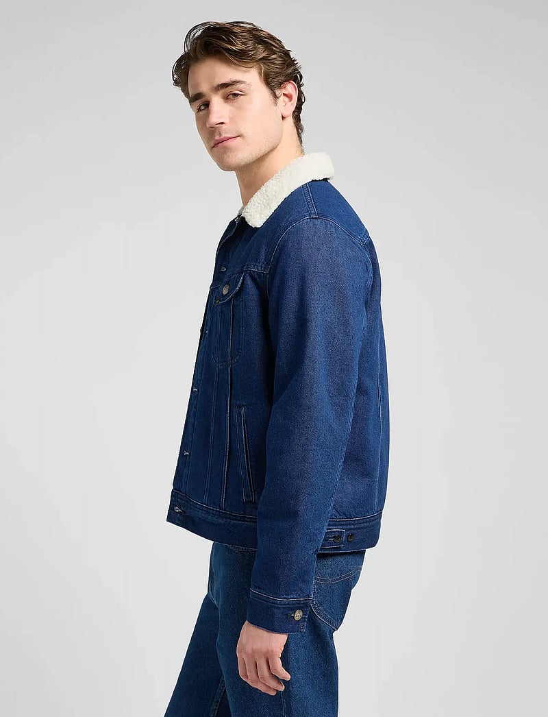 Lee Jeans - SHERPA JACKET - gefütterte denimjacken - save it - 4