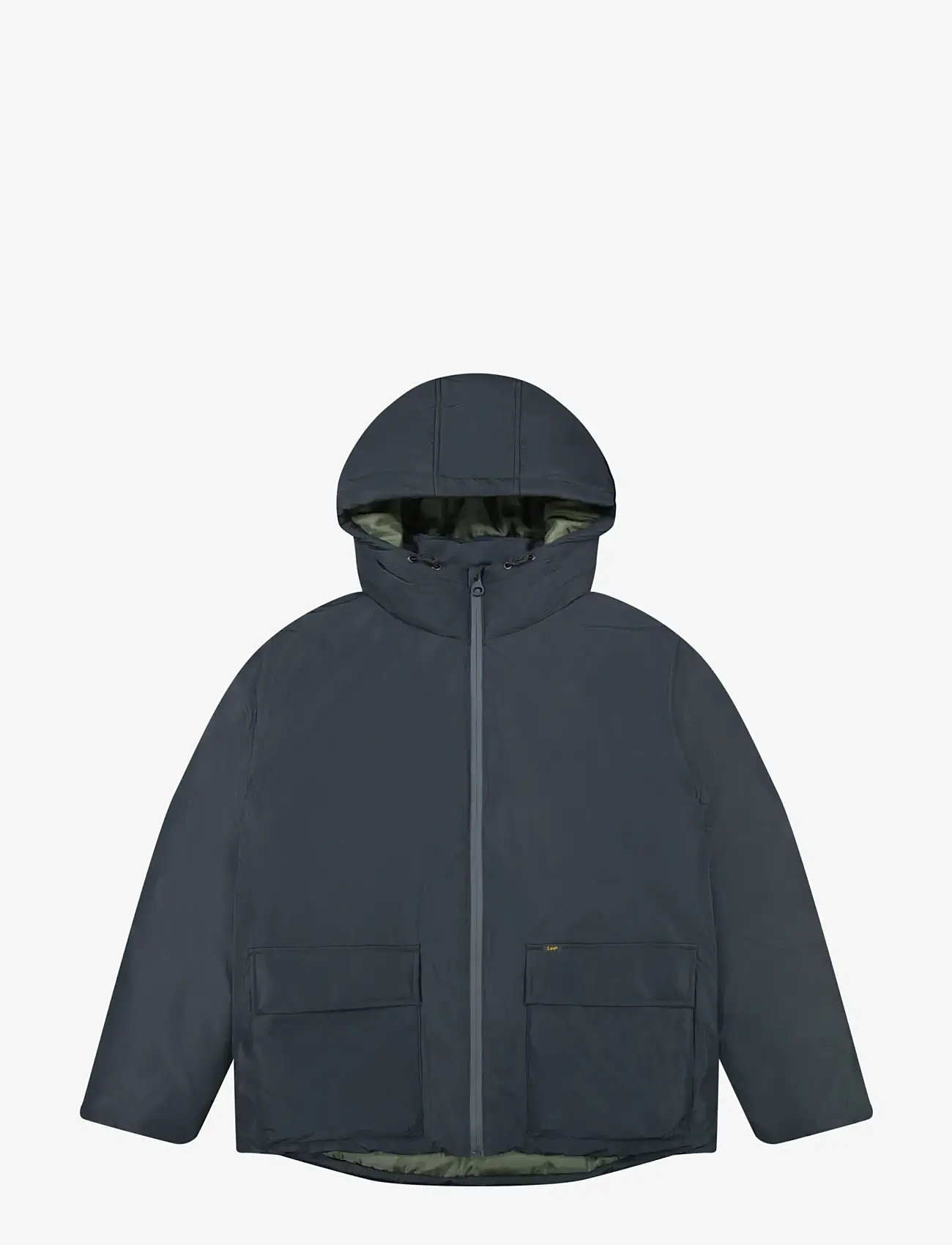 Lee Jeans - HOODED SHORT PUFFER - vinterjackor - black - 1