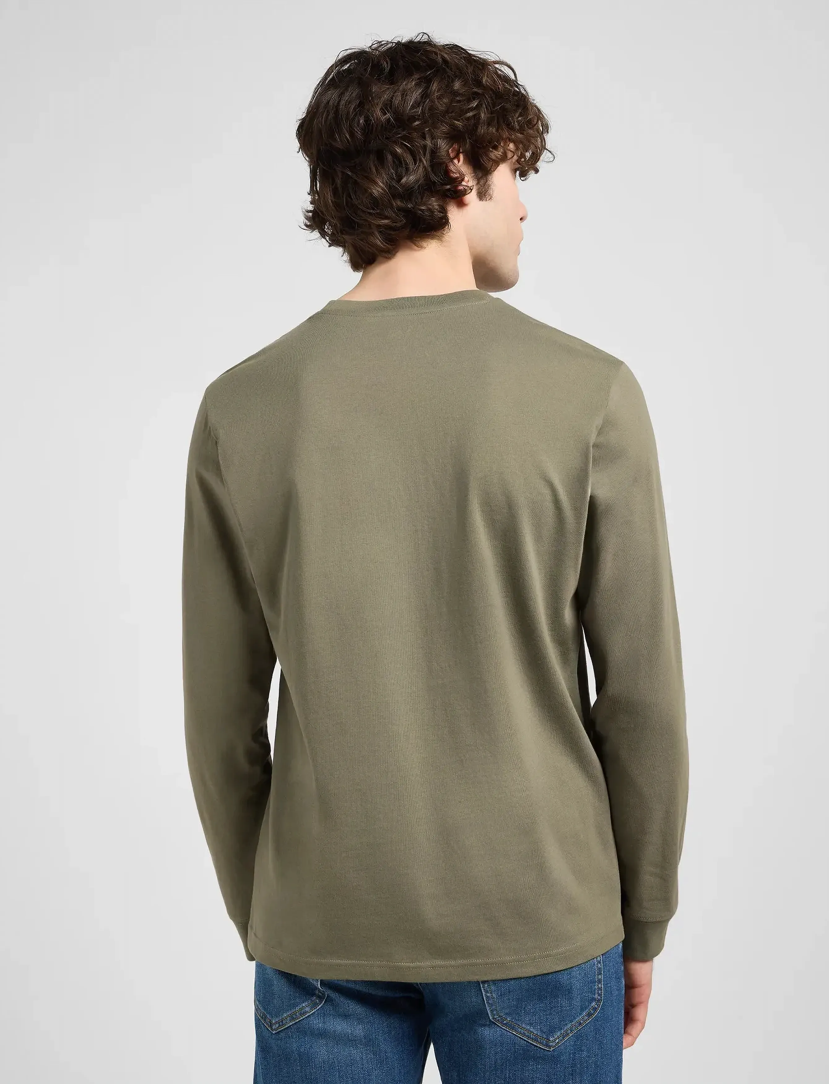 Lee Jeans - LS POCKET LOGO TEE - alhaisimmat hinnat - mercantile green - 3