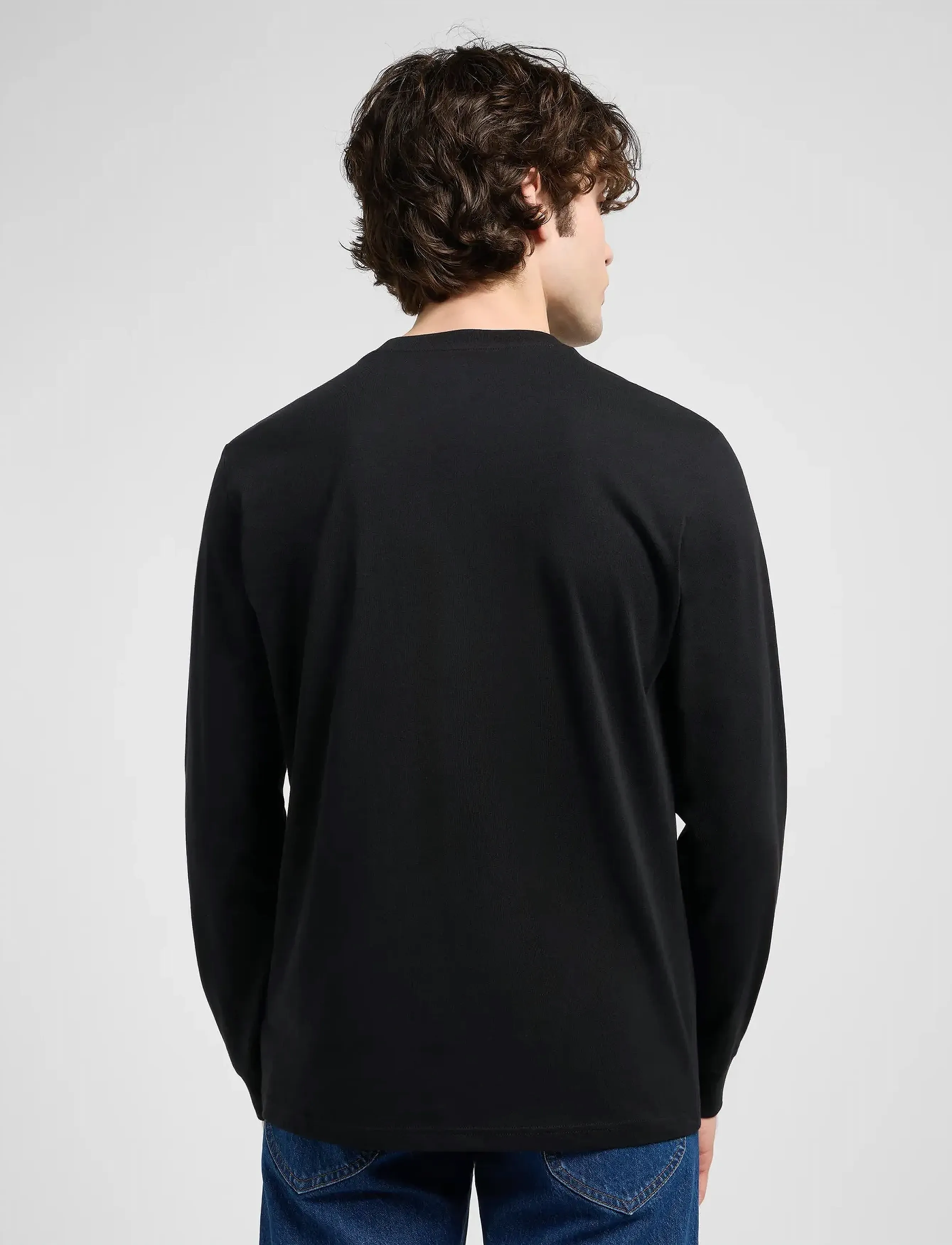 Lee Jeans - LS POCKET LOGO TEE - geburtstagsgeschenke - unionall black - 3