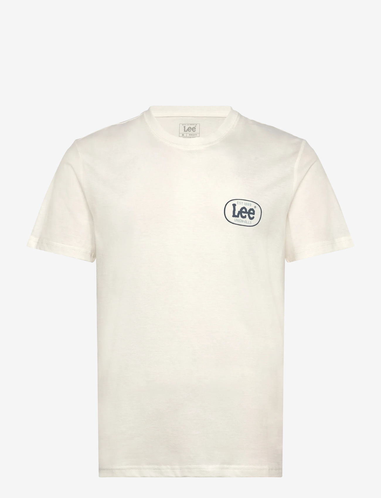 Lee Jeans - REGULAR SMALL LOGO TEE - ecru - 0