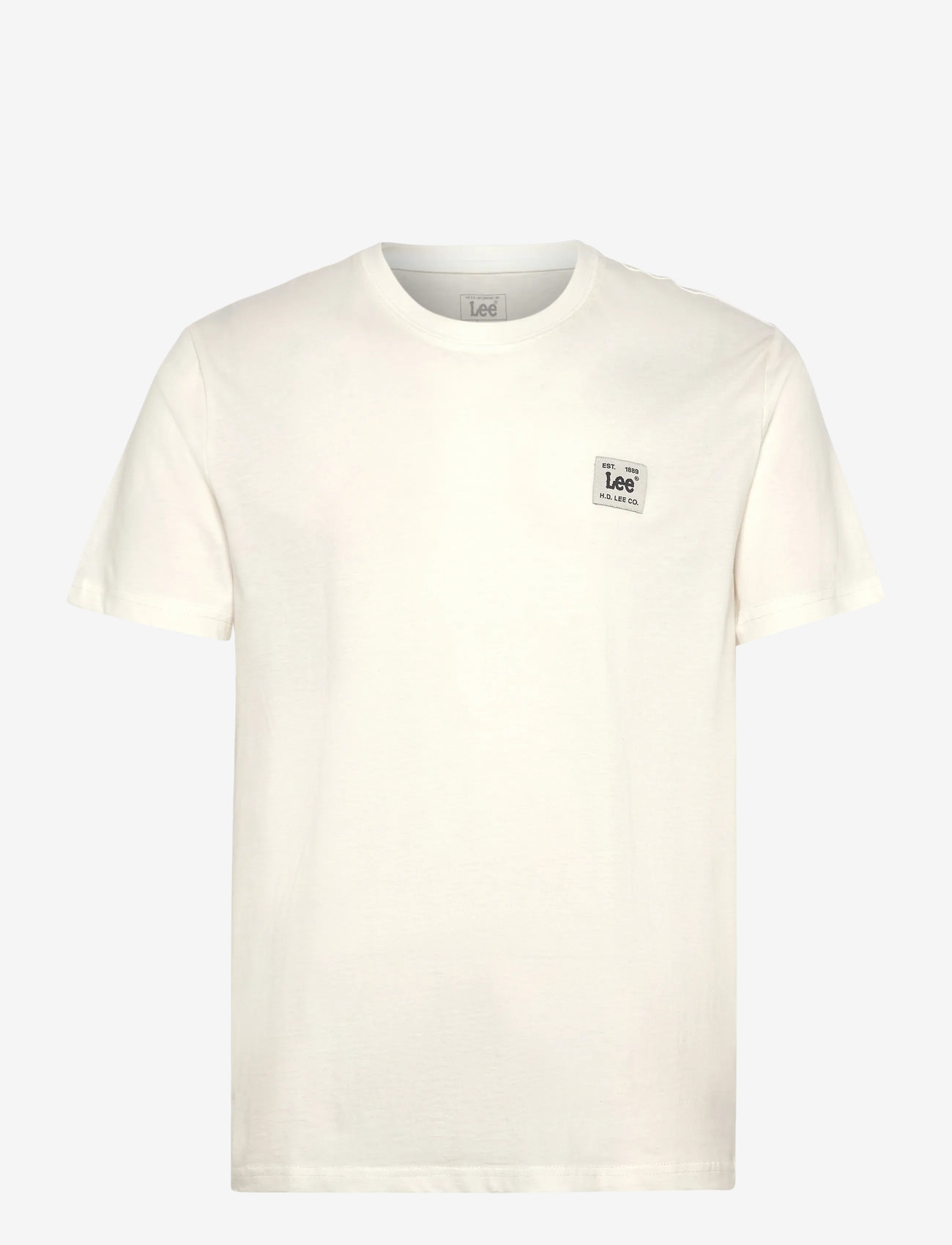 Lee Jeans - REGULAR TEE WOVEN LABEL - ecru - 0