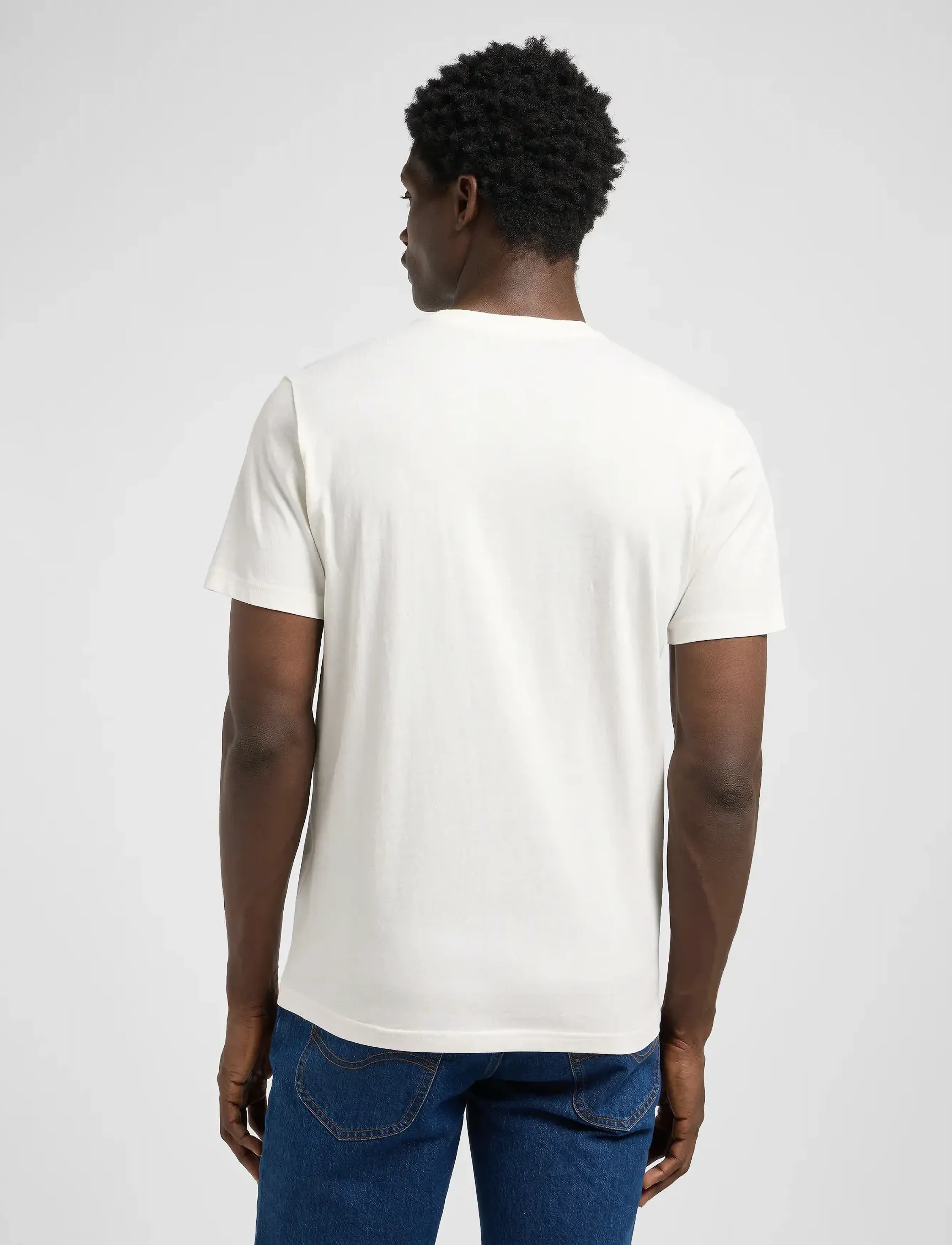 Lee Jeans - REGULAR TEE WOVEN LABEL - ecru - 3