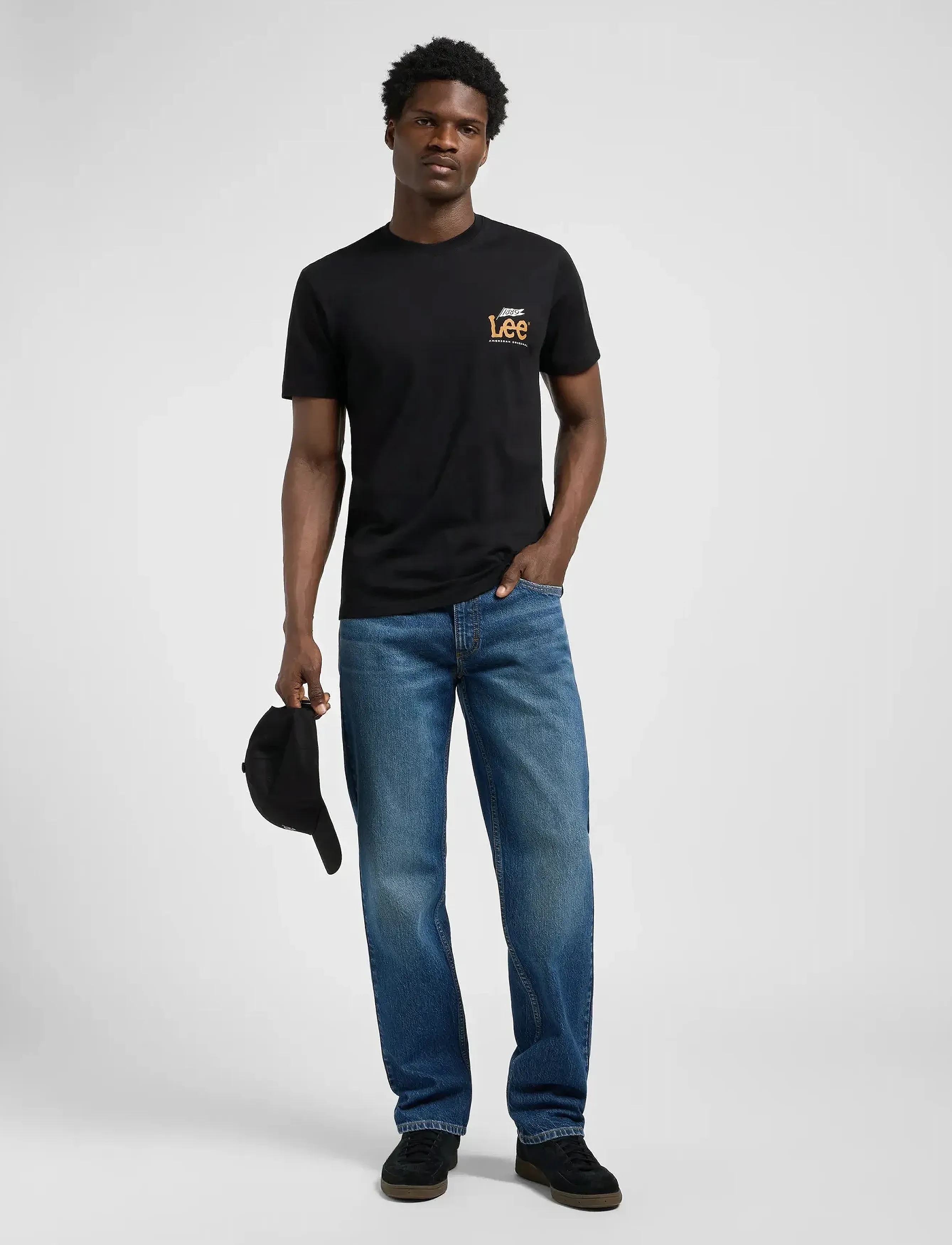Lee Jeans - GRAPHIC TEE - unionall black - 4