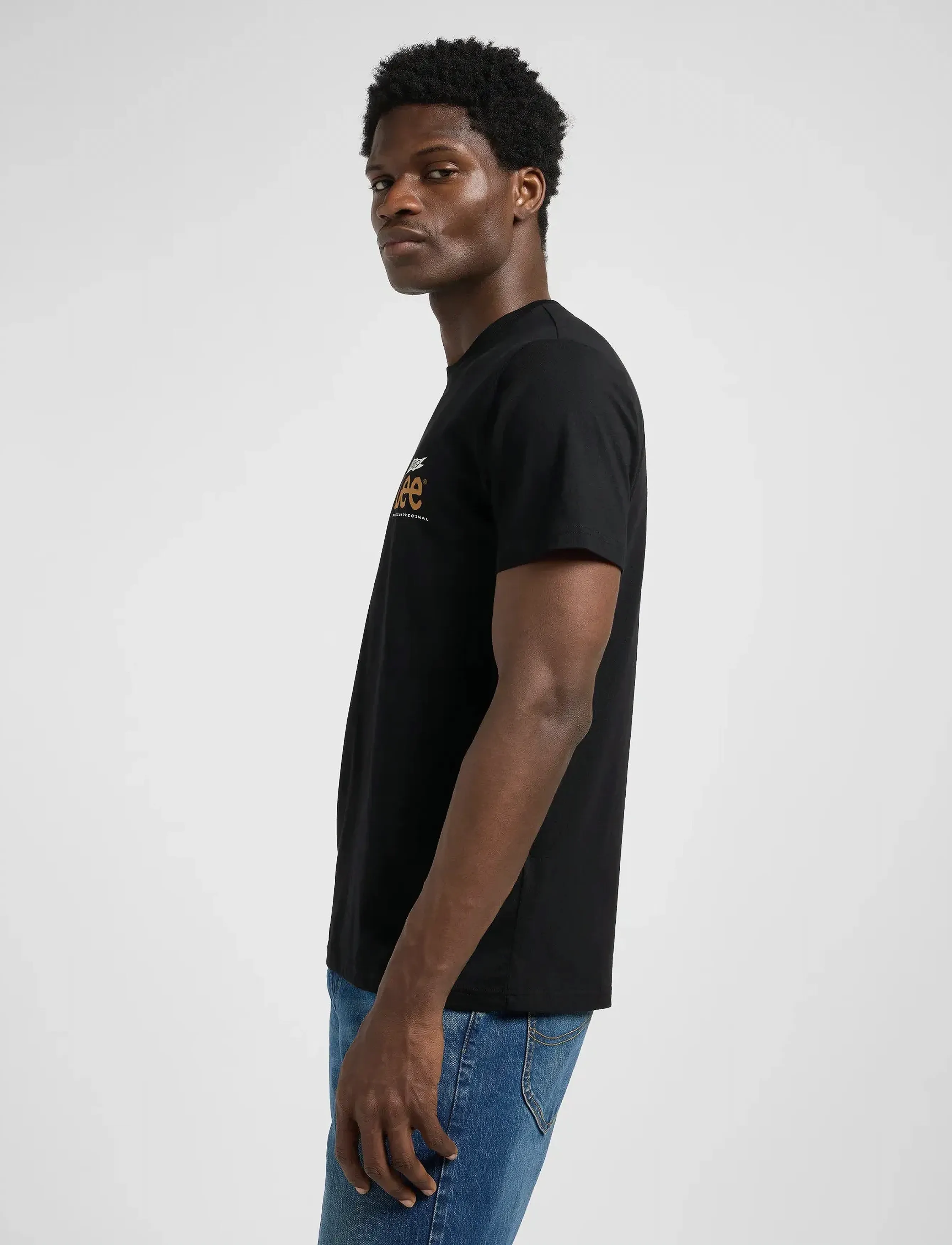 Lee Jeans - GRAPHIC TEE - unionall black - 5