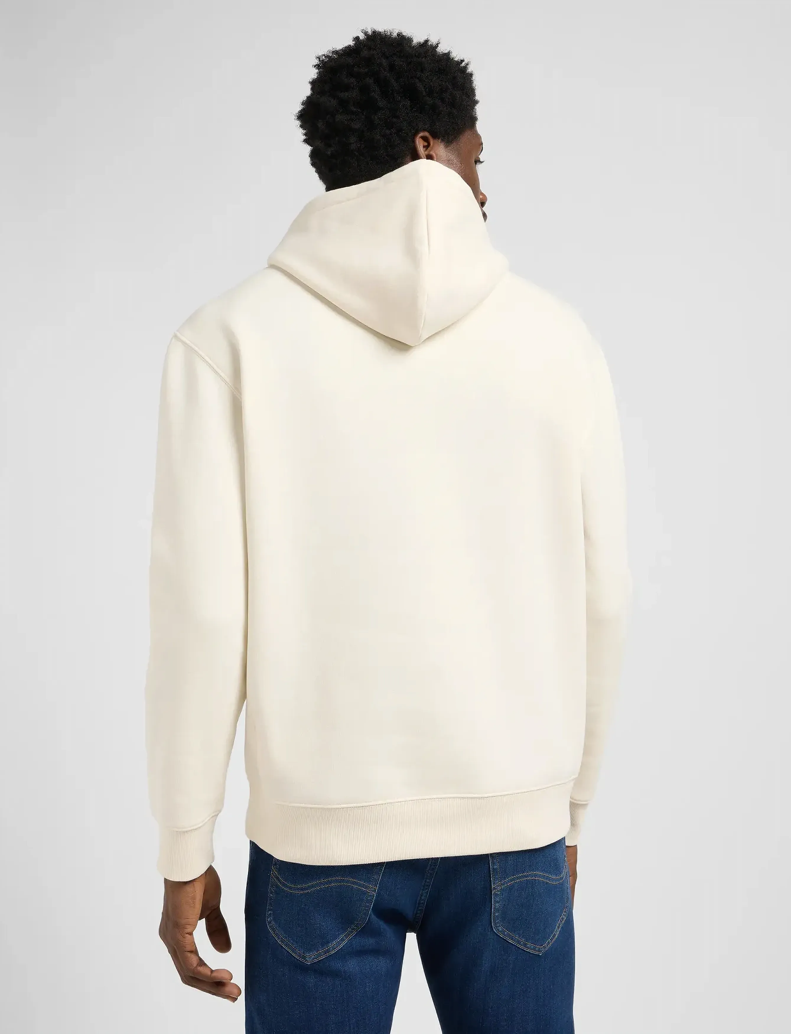 Lee Jeans - BIG LOGO HOODIE - ecru - 3