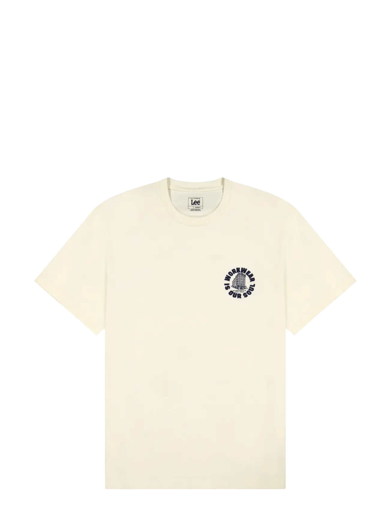 Lee Jeans WW GRAPHIC TEE - T-Shirts - ECRU / cream