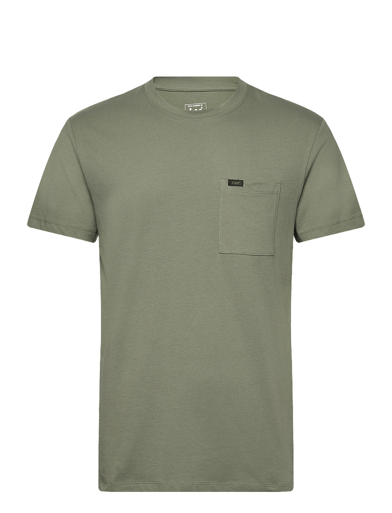 Lee Jeans - ULTIMATE POCKET TEE - kortärmade t-shirts - olive stone - 1