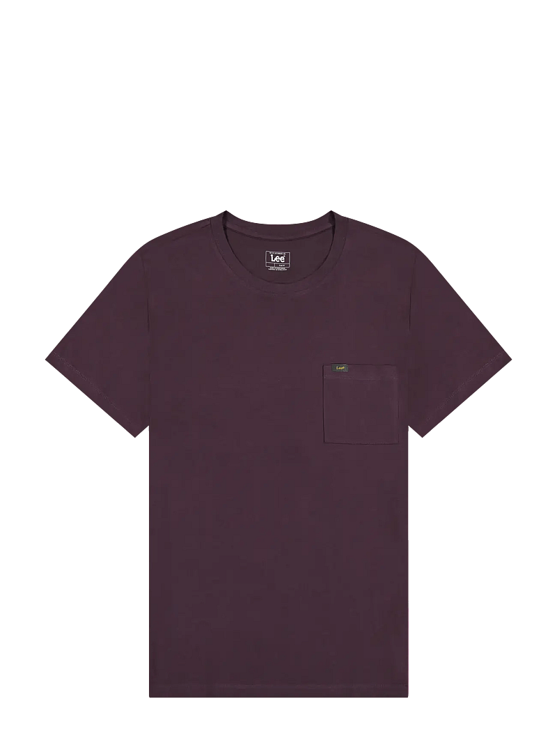 Lee Jeans - ULTIMATE POCKET TEE - kurzärmelig - deep wine - 1