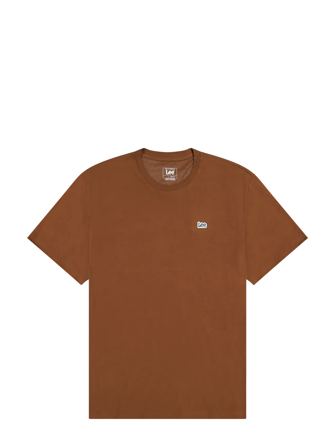 Lee Jeans SS PATCH LOGO TEE - T-Shirts - LUXE BROWN / brown