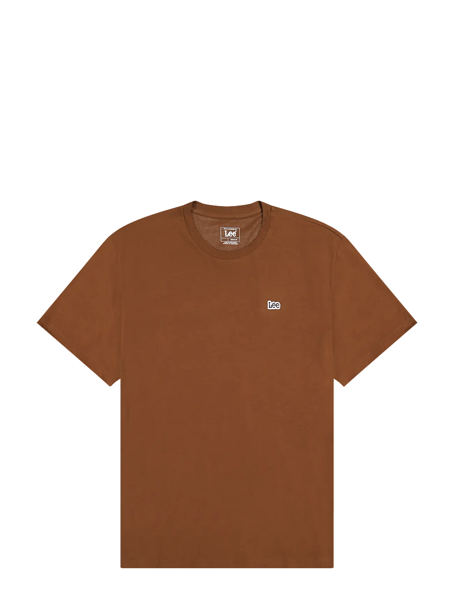 Lee Jeans - SS PATCH LOGO TEE - kurzärmelig - luxe brown - 1