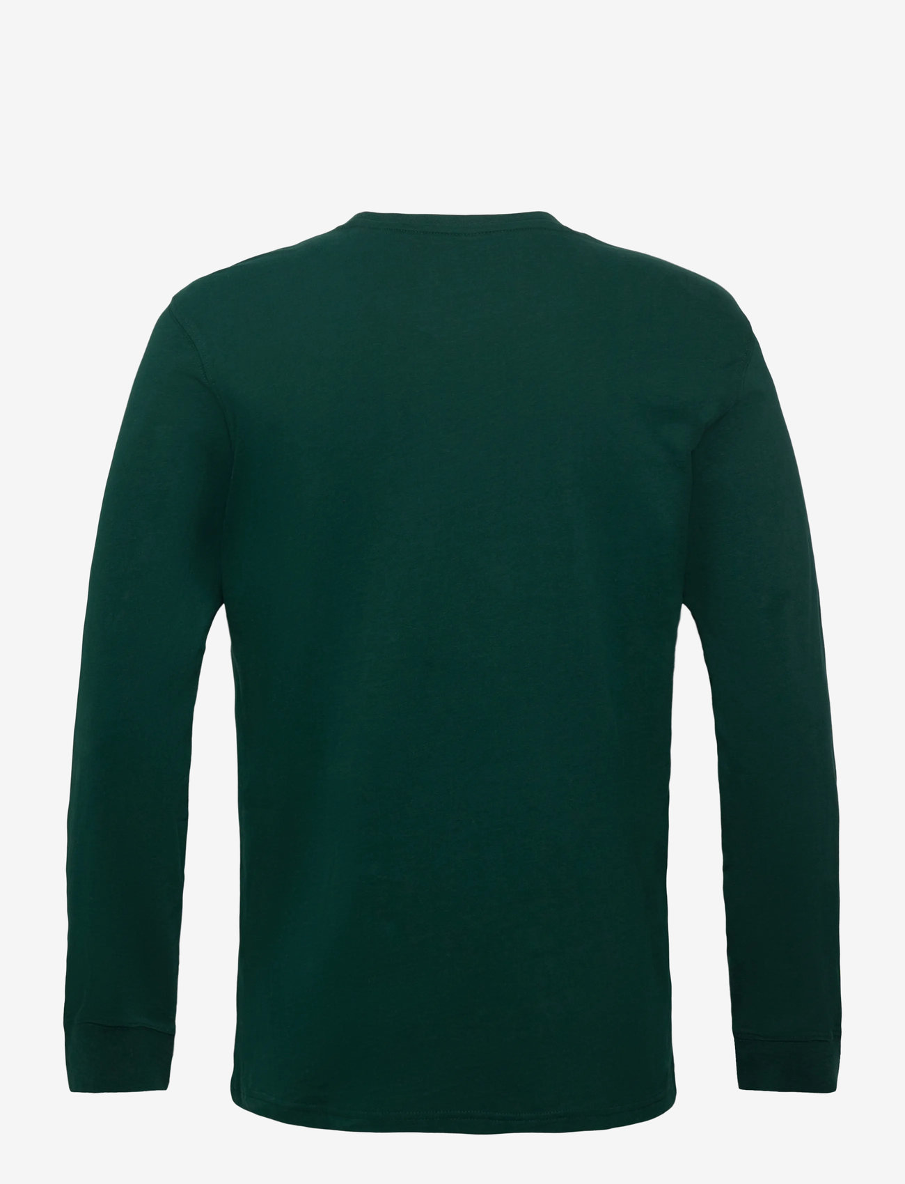 Lee Jeans - LS PATCH LOGO TEE - herbstliche kleidung - jade forest - 1