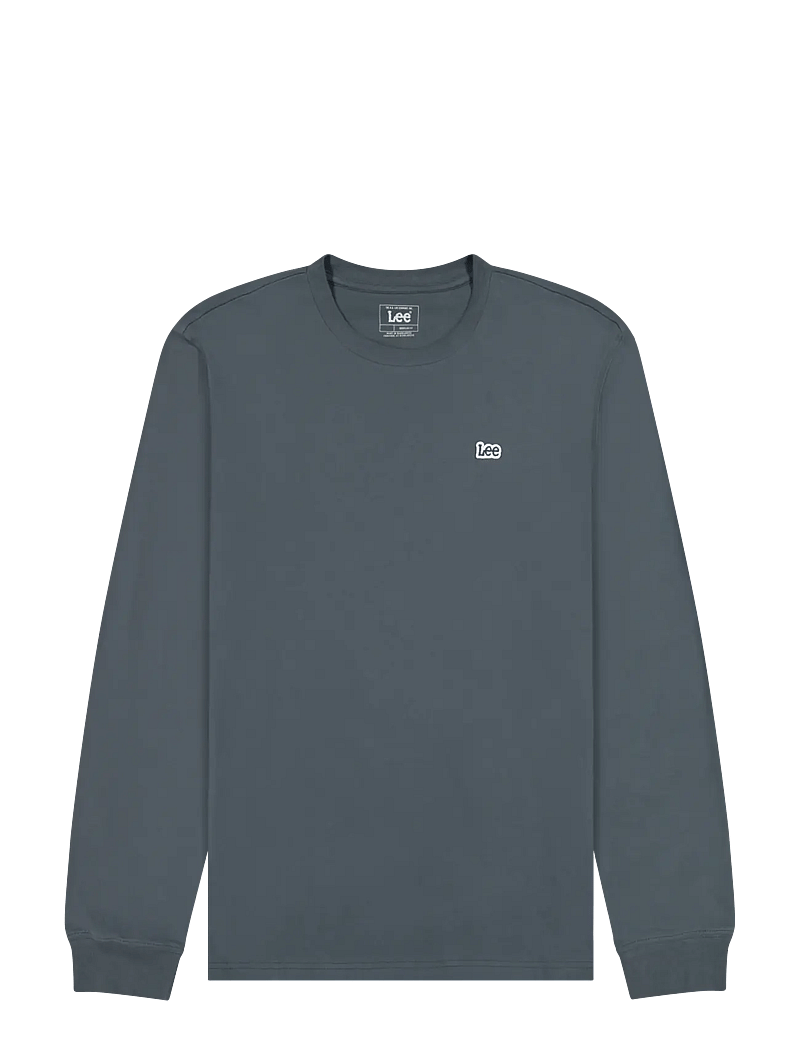 Lee Jeans - LS PATCH LOGO TEE - langärmelig - washed black - 1