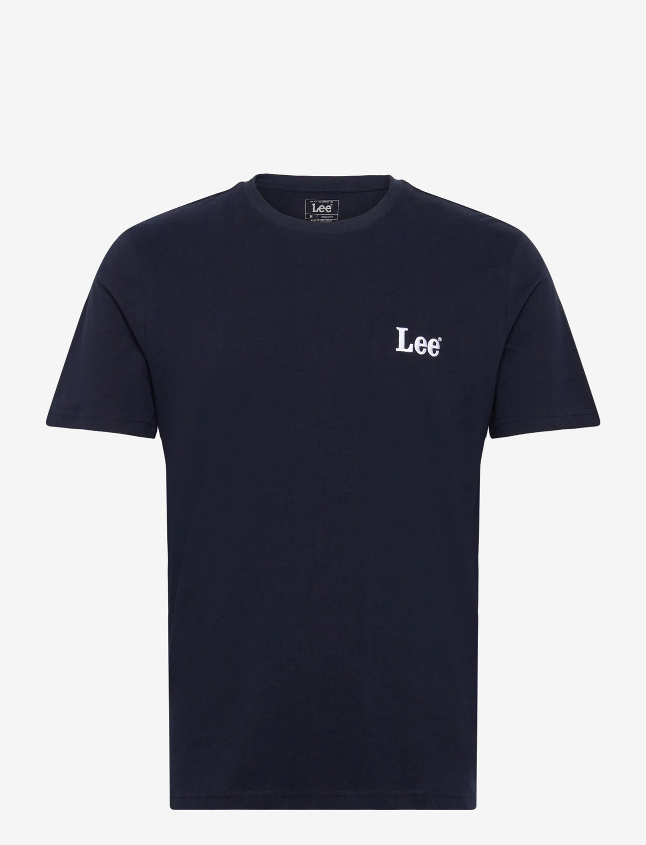 Lee Jeans - SS SMALL LOGO TEE - herbstliche kleidung - rivet navy - 1